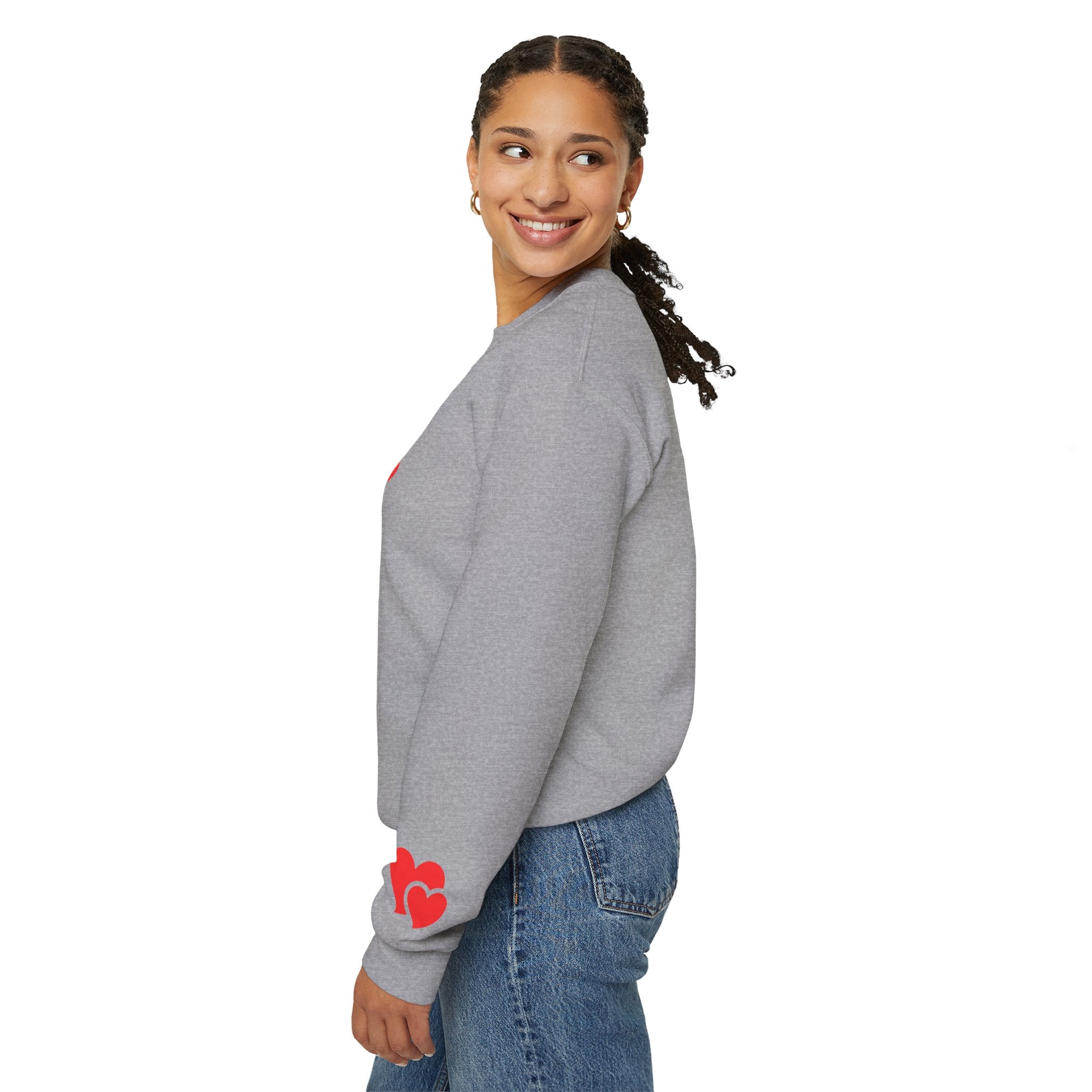 Minimal Heart Valentine Sweatshirt | Cozy Romantic Pullover