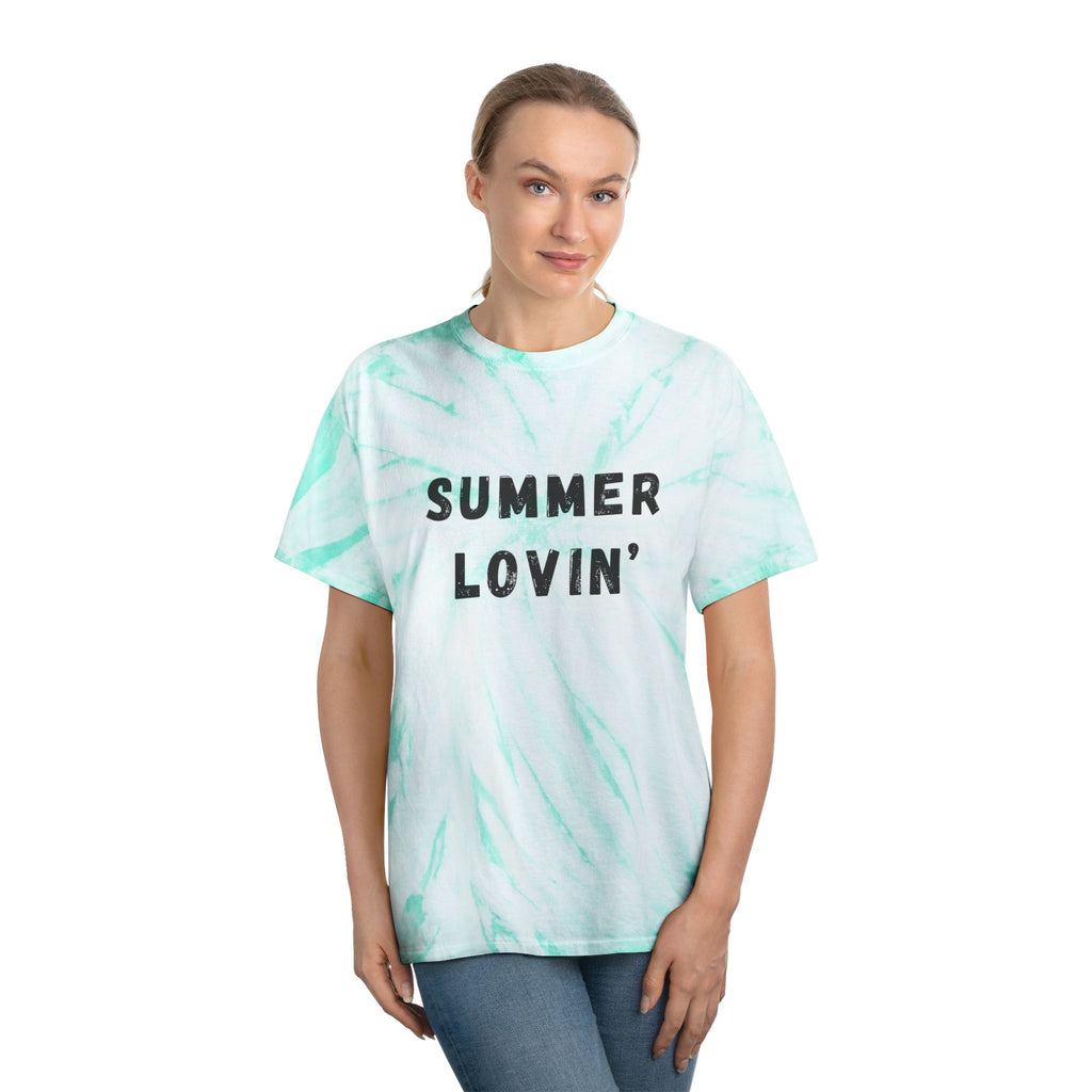 Custom Summer Lovin Tie-Dye T-Shirt | Personalized Retro Style Cyclone Tee