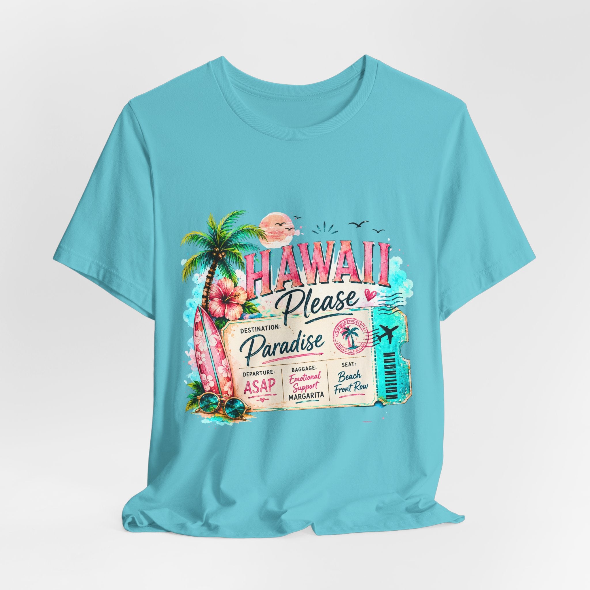 Hawaii Please Paradise Vintage Surf T-Shirt