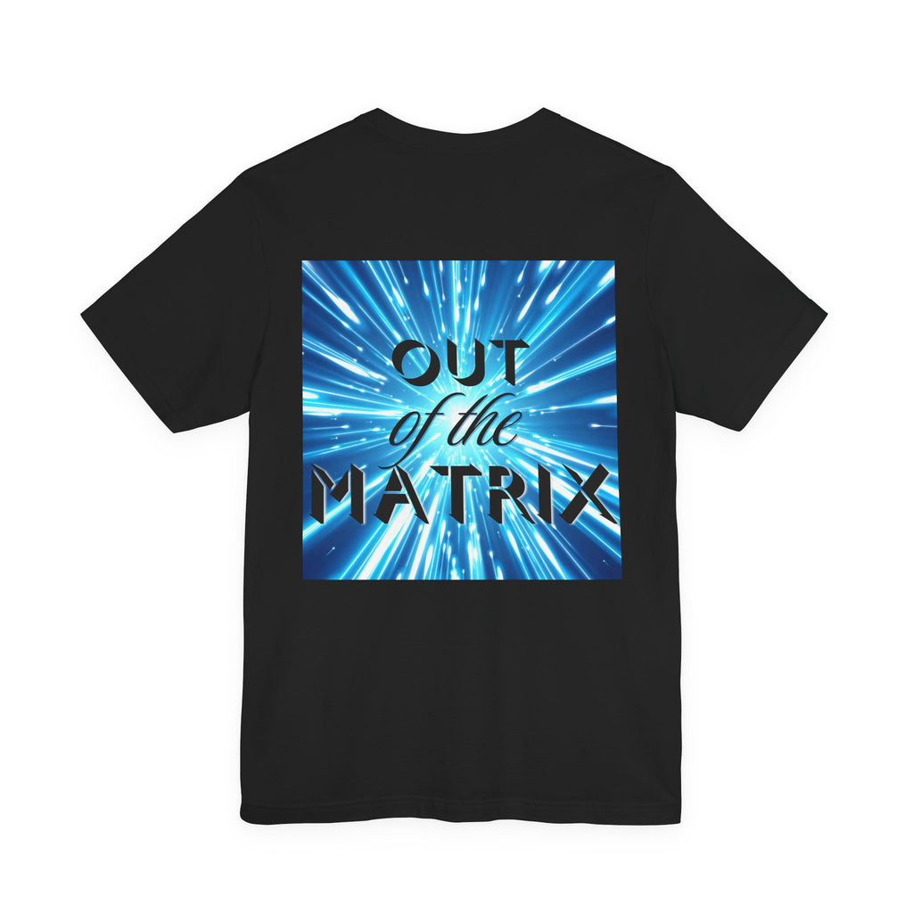 Out of the Matrix – Futuristic Graphic Statement T-Shirt