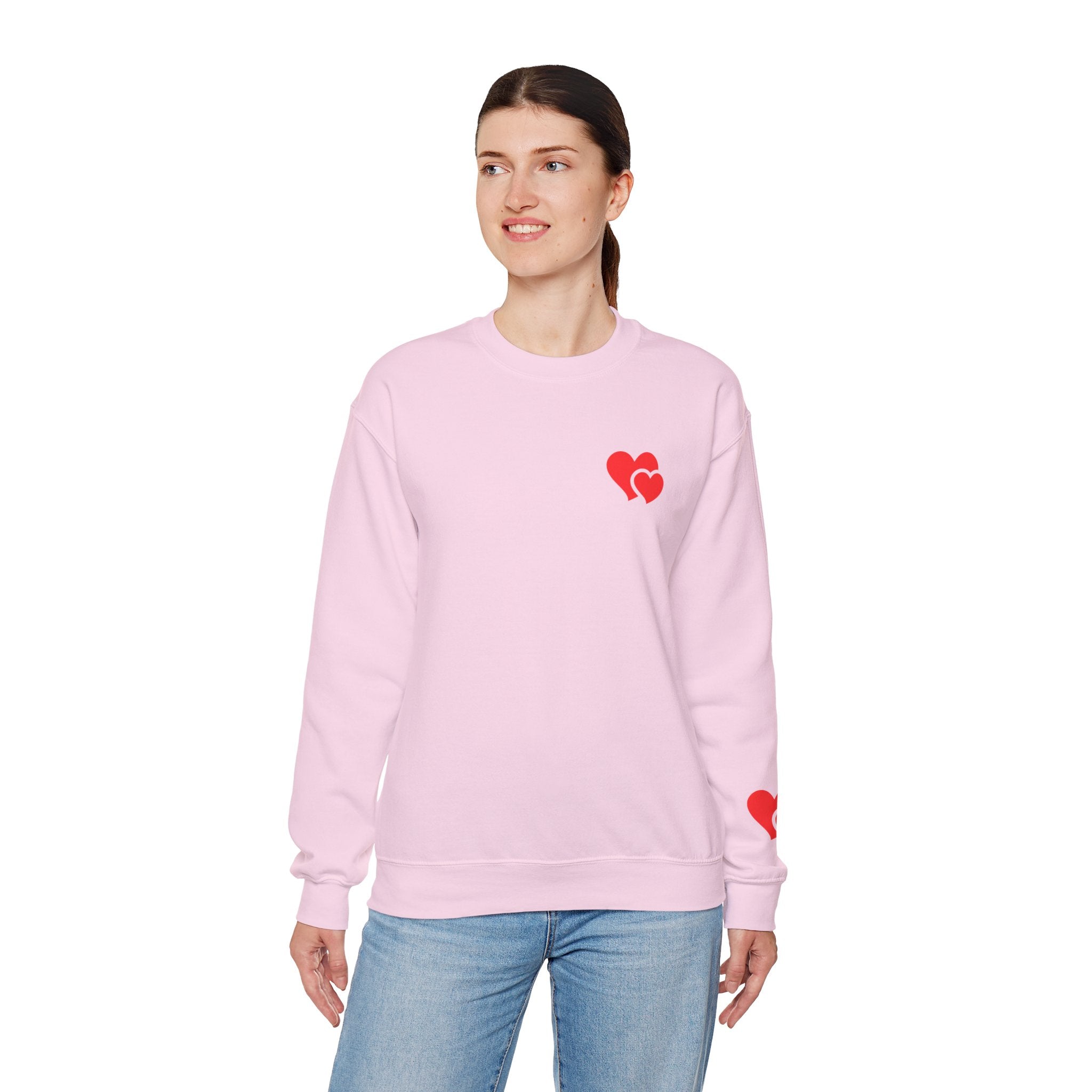 Minimal Heart Valentine Sweatshirt | Cozy Romantic Pullover