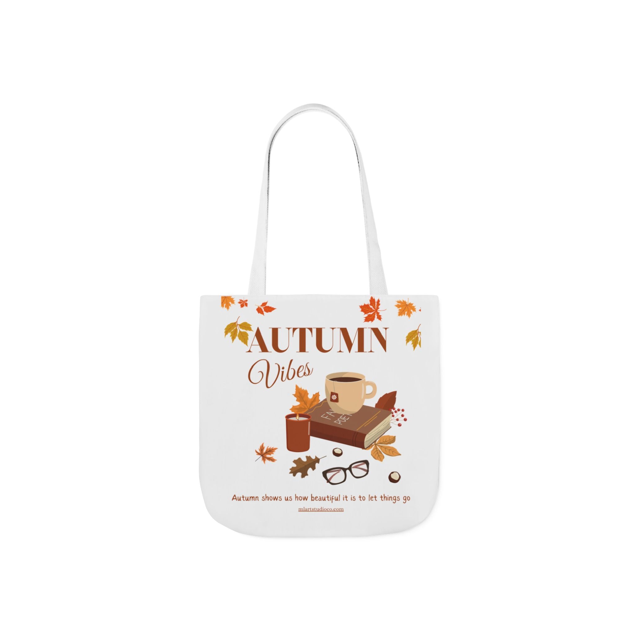 Autumn Vibes Tote Bag – Fall Canvas Shopping Bag, Seasonal Eco-Friendly Gift