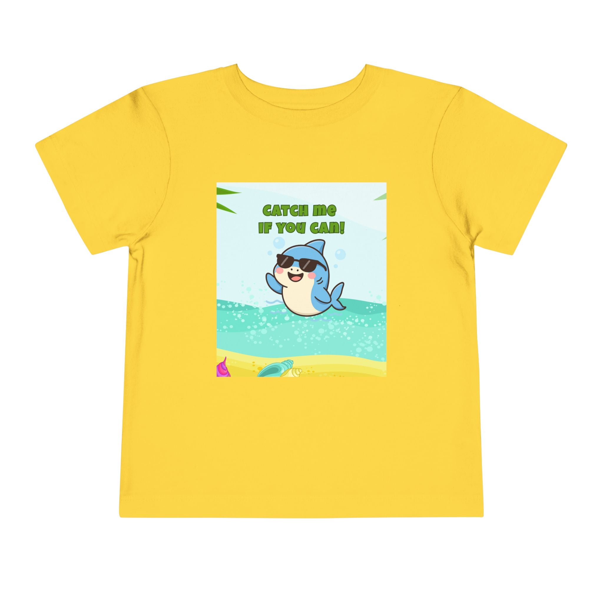 Catch Me If You Can Shark T-Shirt – Cute Toddler Tee, Fun Summer Kids Shirt