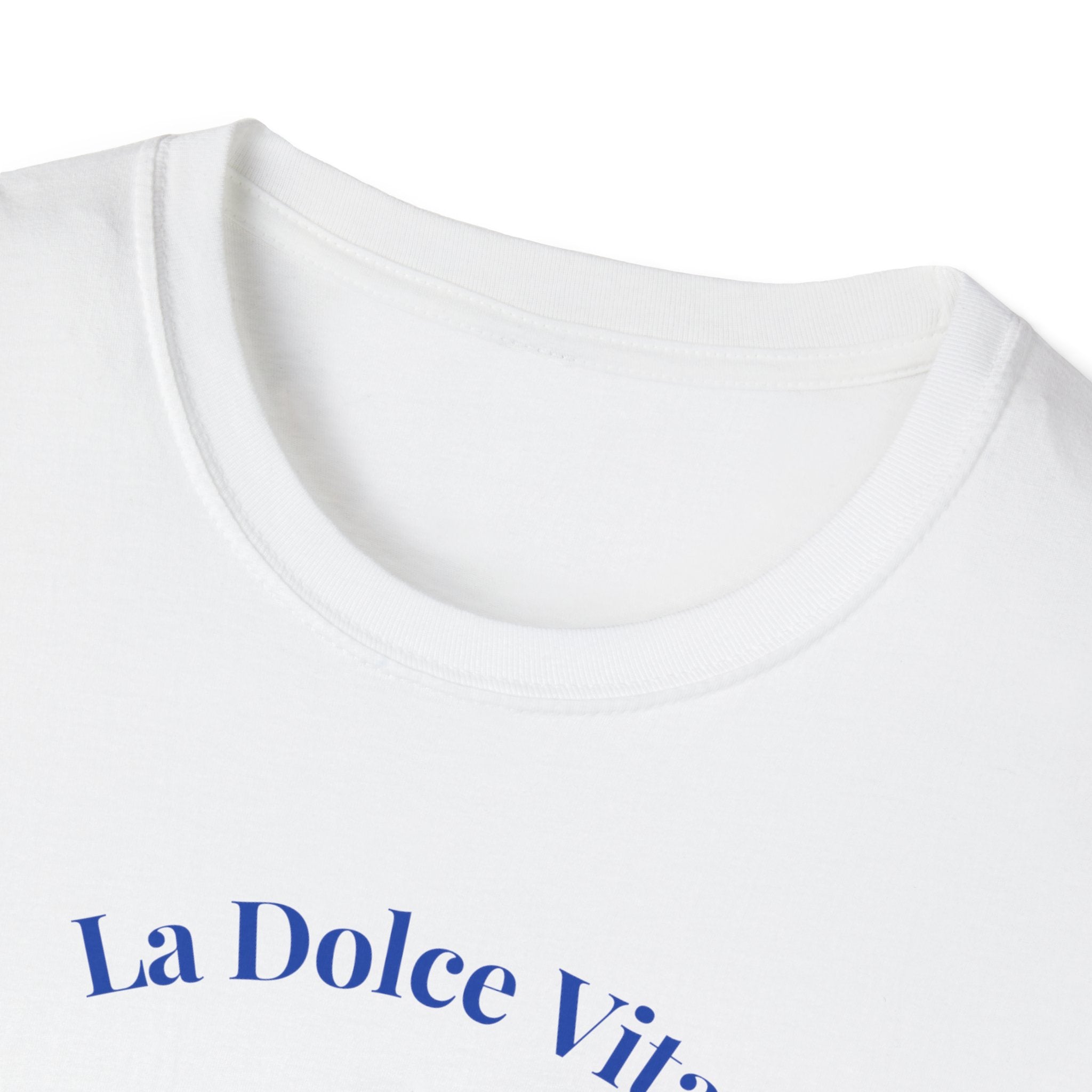 La Dolce Vita Graphic Tee | Floral Lemon & Lavender T-Shirt | Unisex Softstyle.