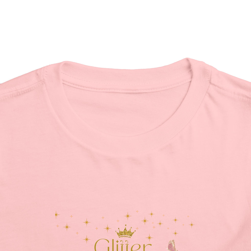 Glitter Is My Favorite Color  Princess T Shirt for Girls Cute Sparkle Tee for Kids
