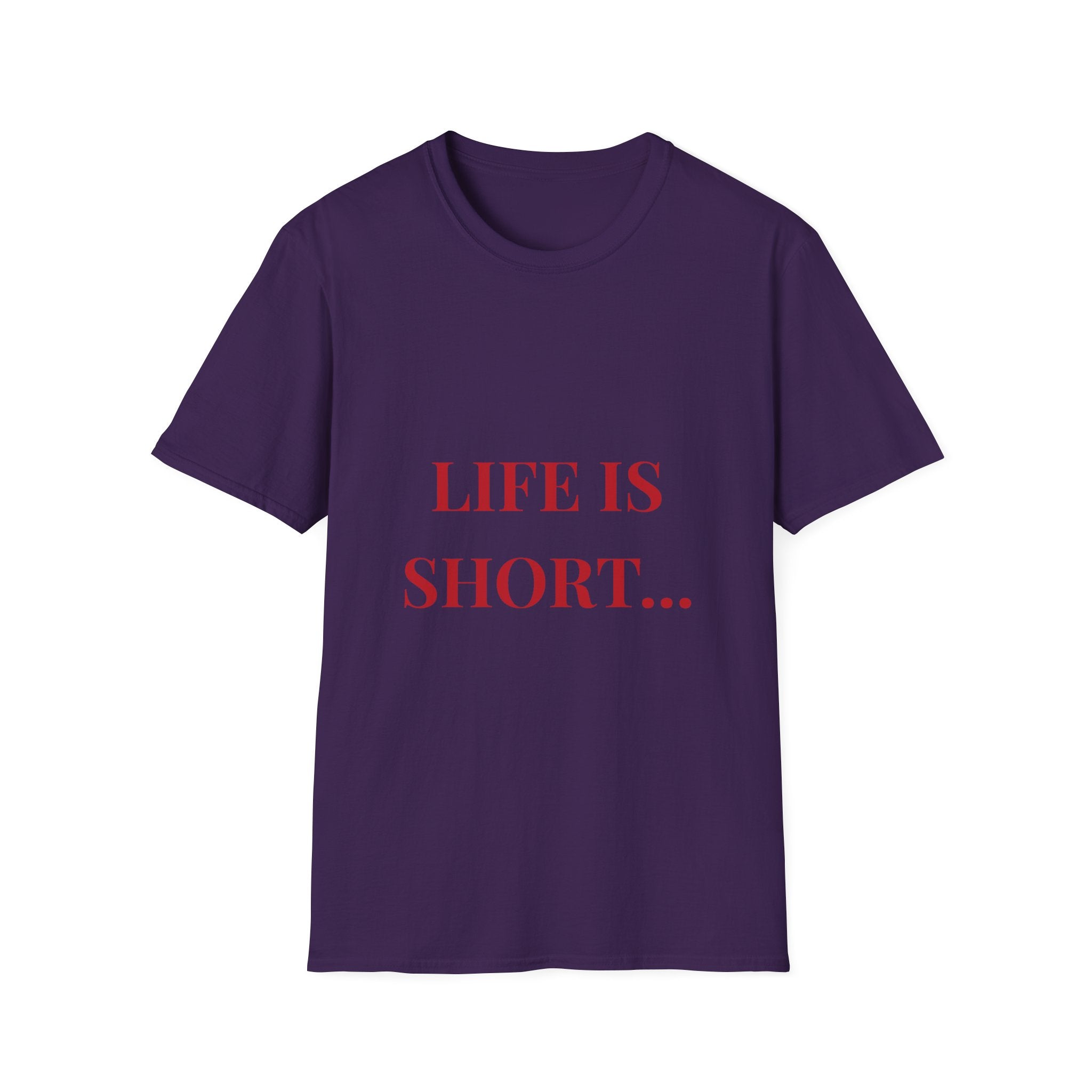 Life Is Hard Funny Adult T-Shirt  Front & Back Design, Naughty Quote Tee, Bachelorette Gift, Bold Humor Shirt