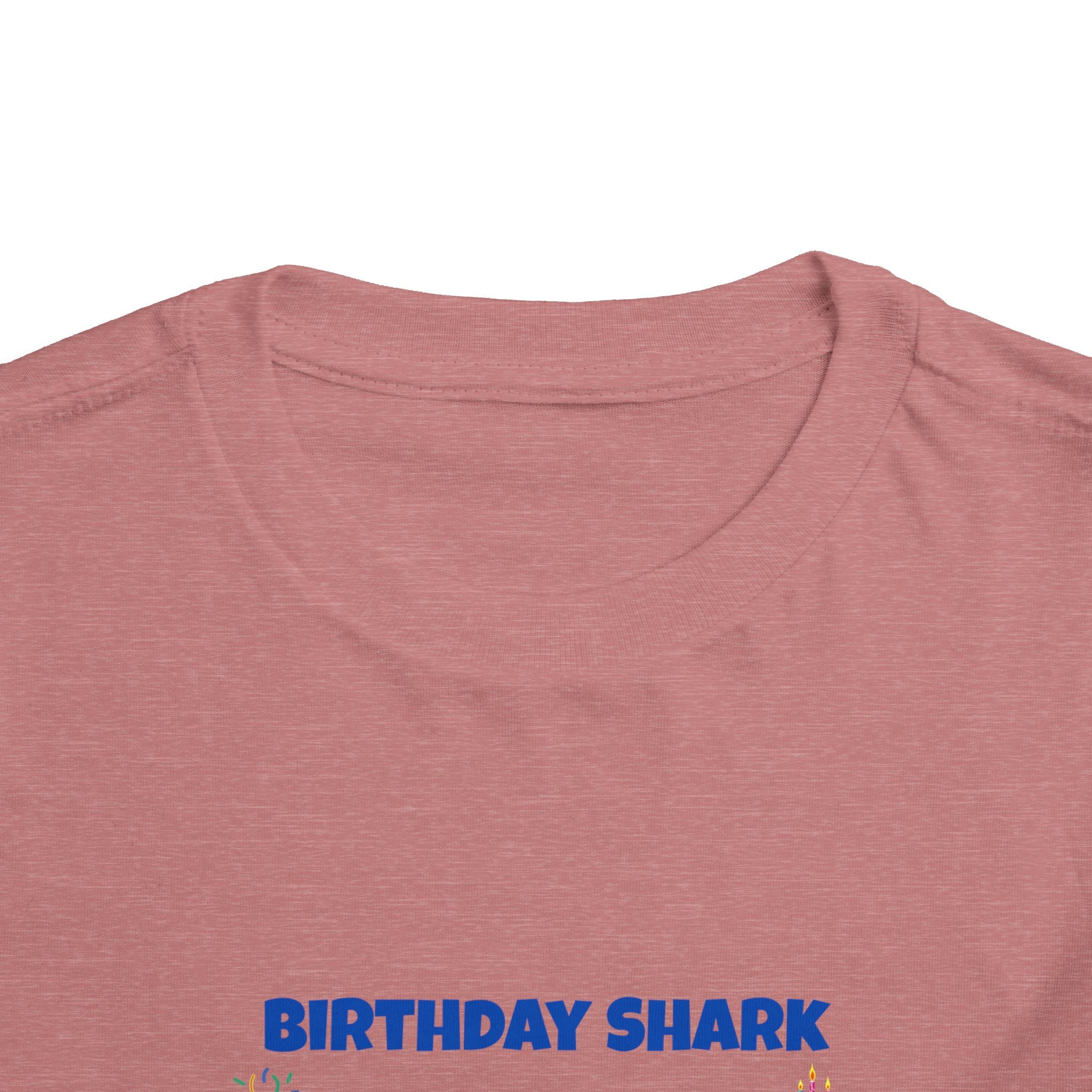 Personalized Birthday Shark TShirt for Kids  Custom Name and Age  Cute Ocean Theme Toddler Tee