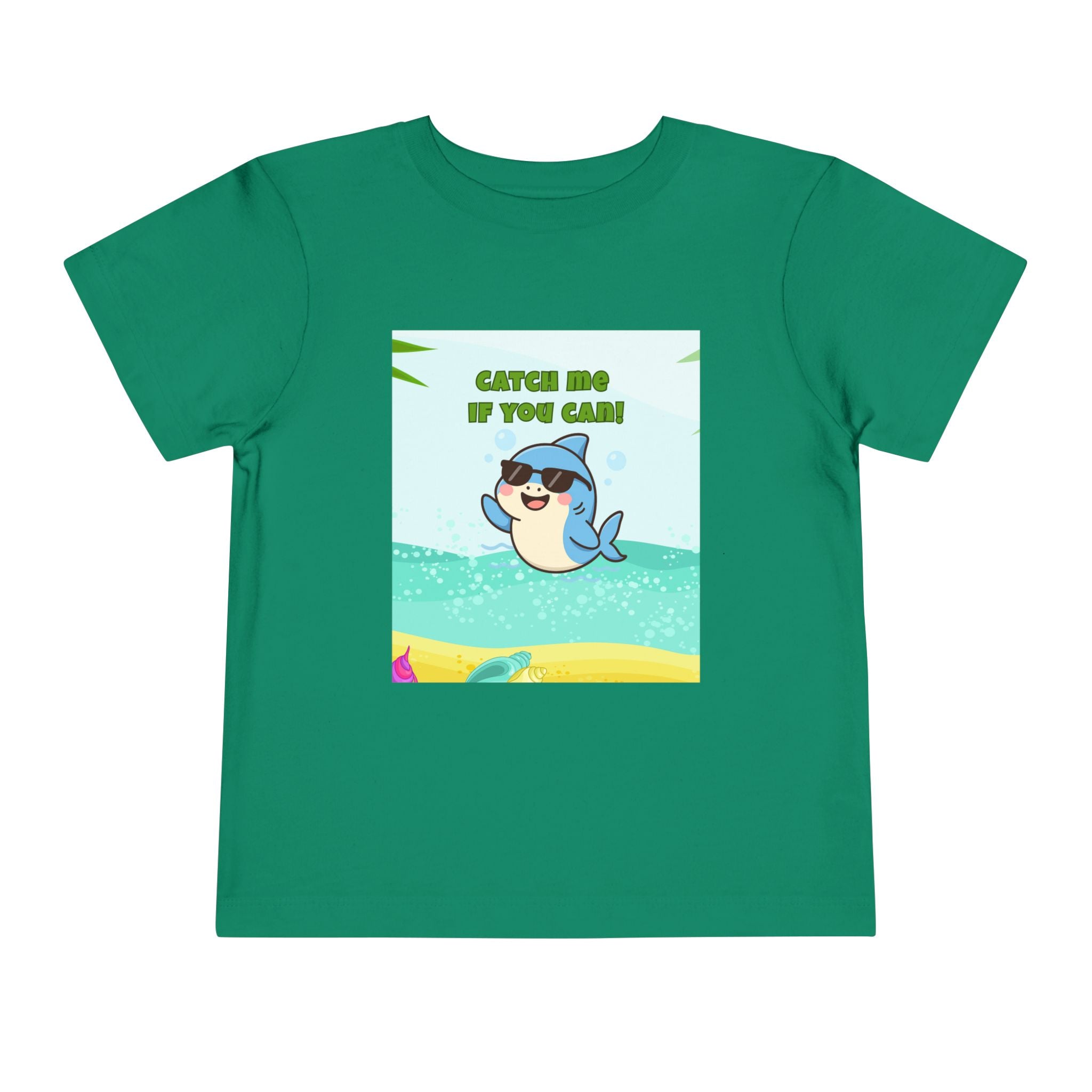Catch Me If You Can Shark T-Shirt – Cute Toddler Tee, Fun Summer Kids Shirt