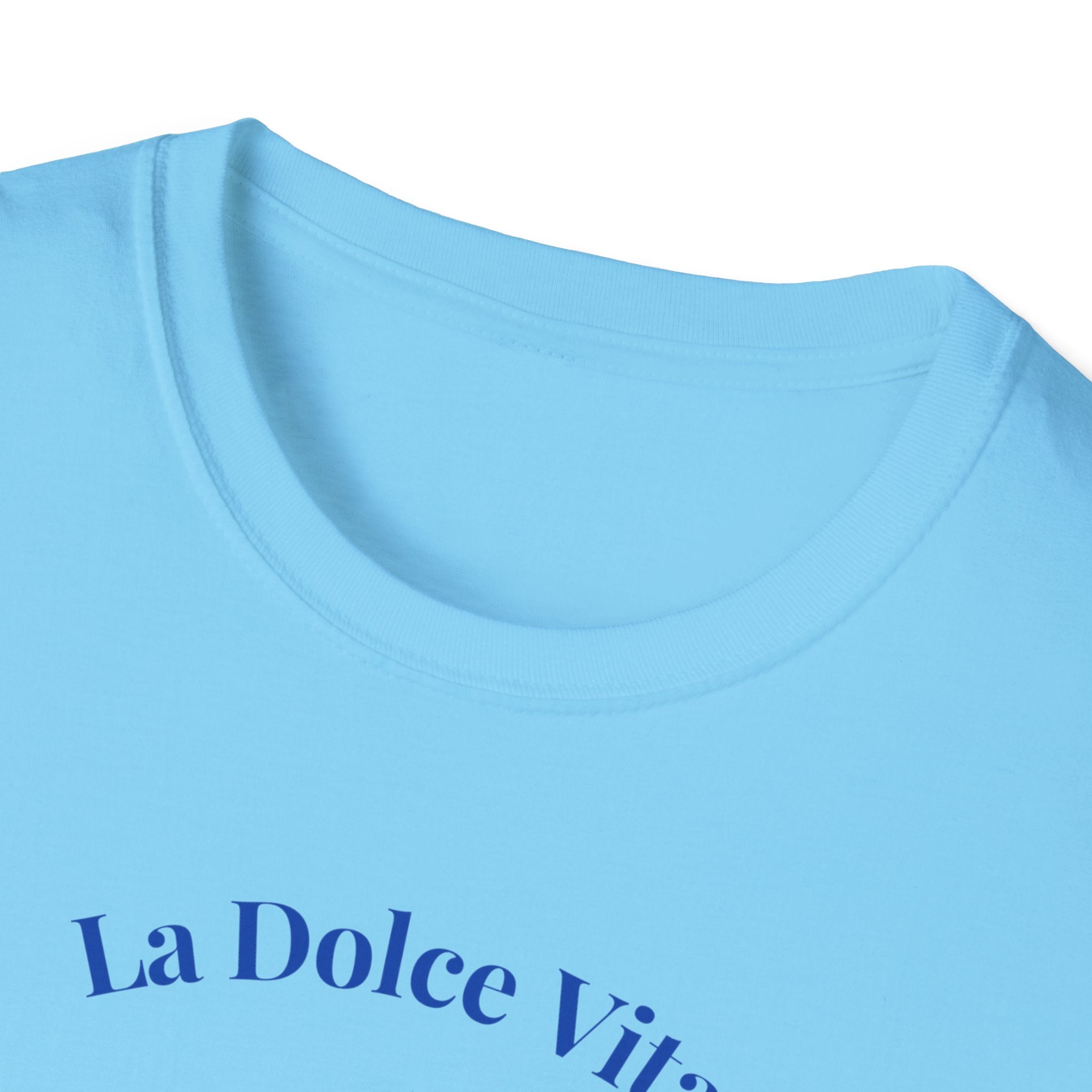 La Dolce Vita Graphic Tee | Floral Lemon & Lavender T-Shirt | Unisex Softstyle.