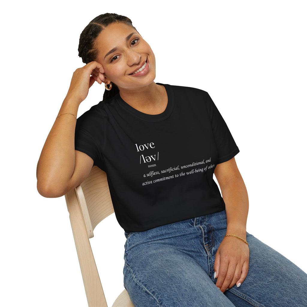 Love Definition T-Shirt | Meaningful Minimalist Graphic Tee