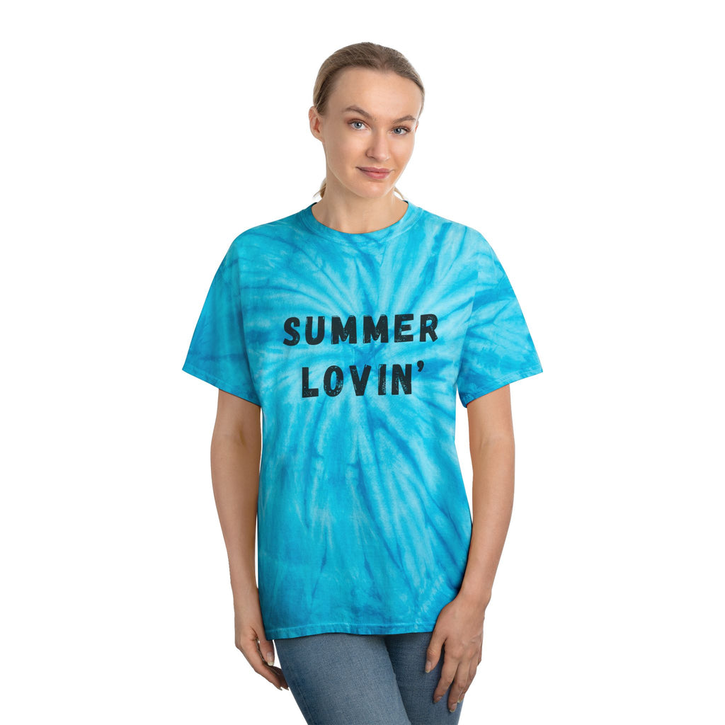 Custom Summer Lovin Tie-Dye T-Shirt | Personalized Retro Style Cyclone Tee