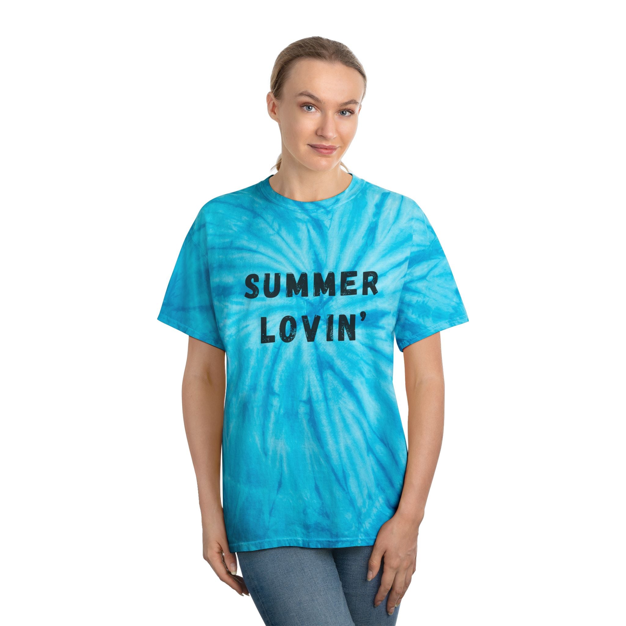 Custom Summer Lovin Tie-Dye T-Shirt | Personalized Retro Style Cyclone Tee
