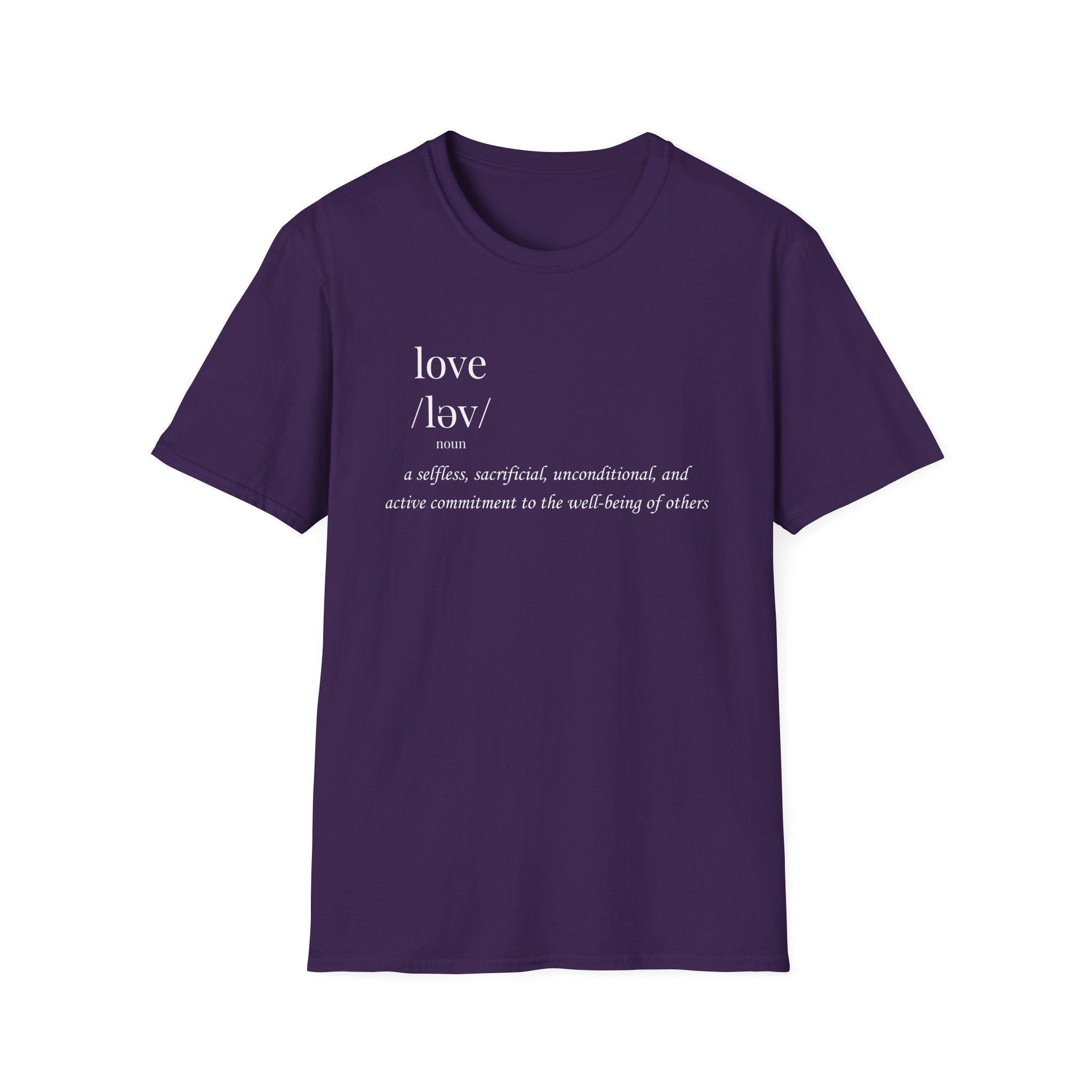Love Definition T-Shirt | Meaningful Minimalist Graphic Tee