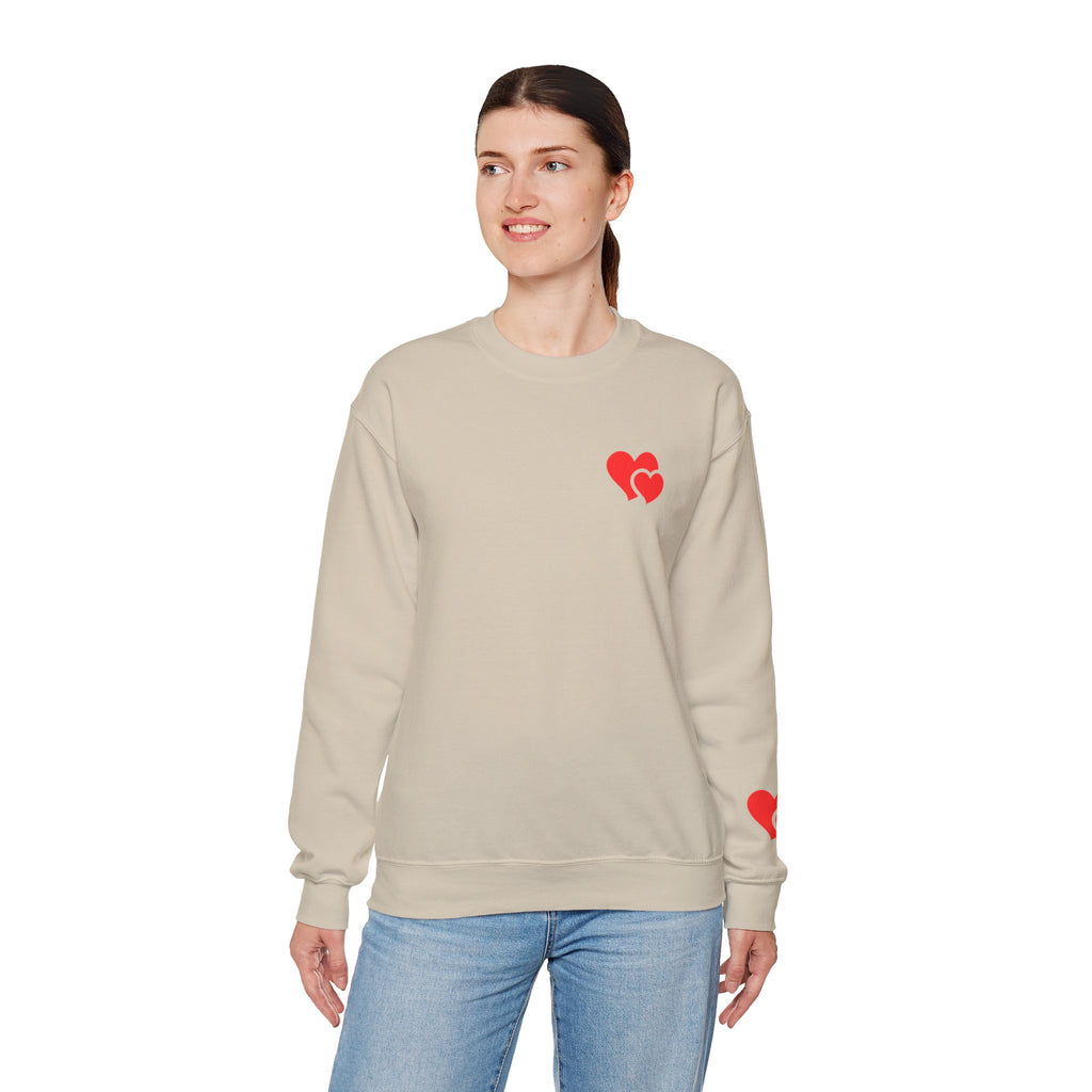 Minimal Heart Valentine Sweatshirt | Cozy Romantic Pullover