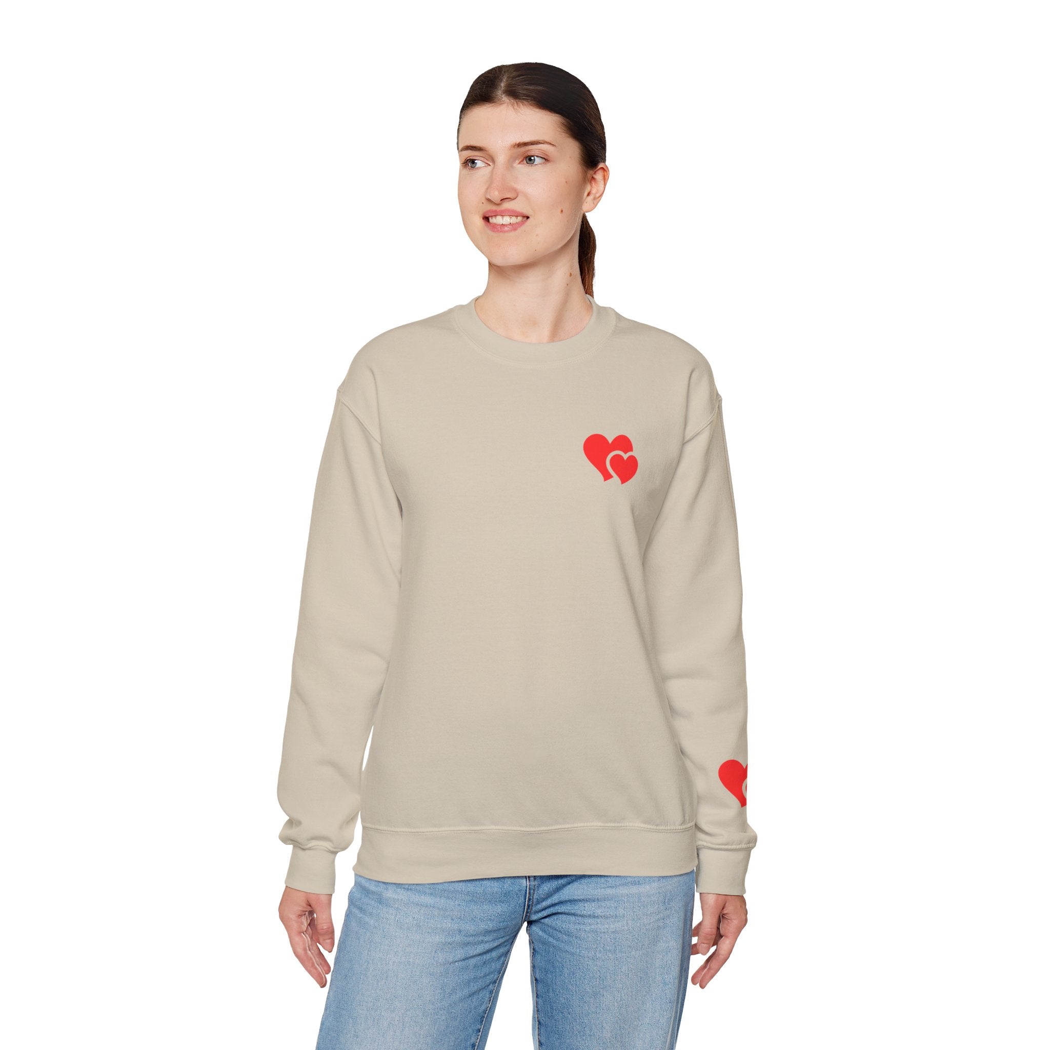 Minimal Heart Valentine Sweatshirt | Cozy Romantic Pullover