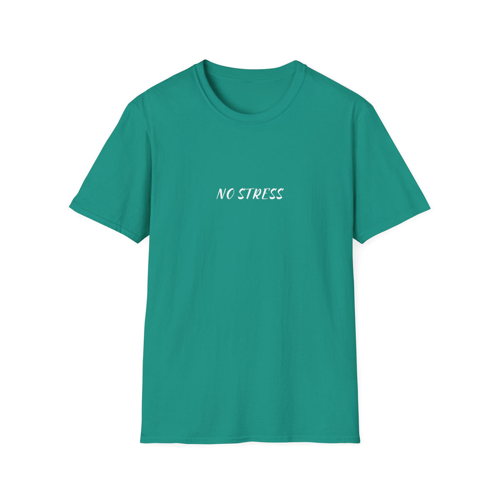 No Stress Tee | Minimalist Quote Shirt | Casual Everyday Graphic T-Shirt