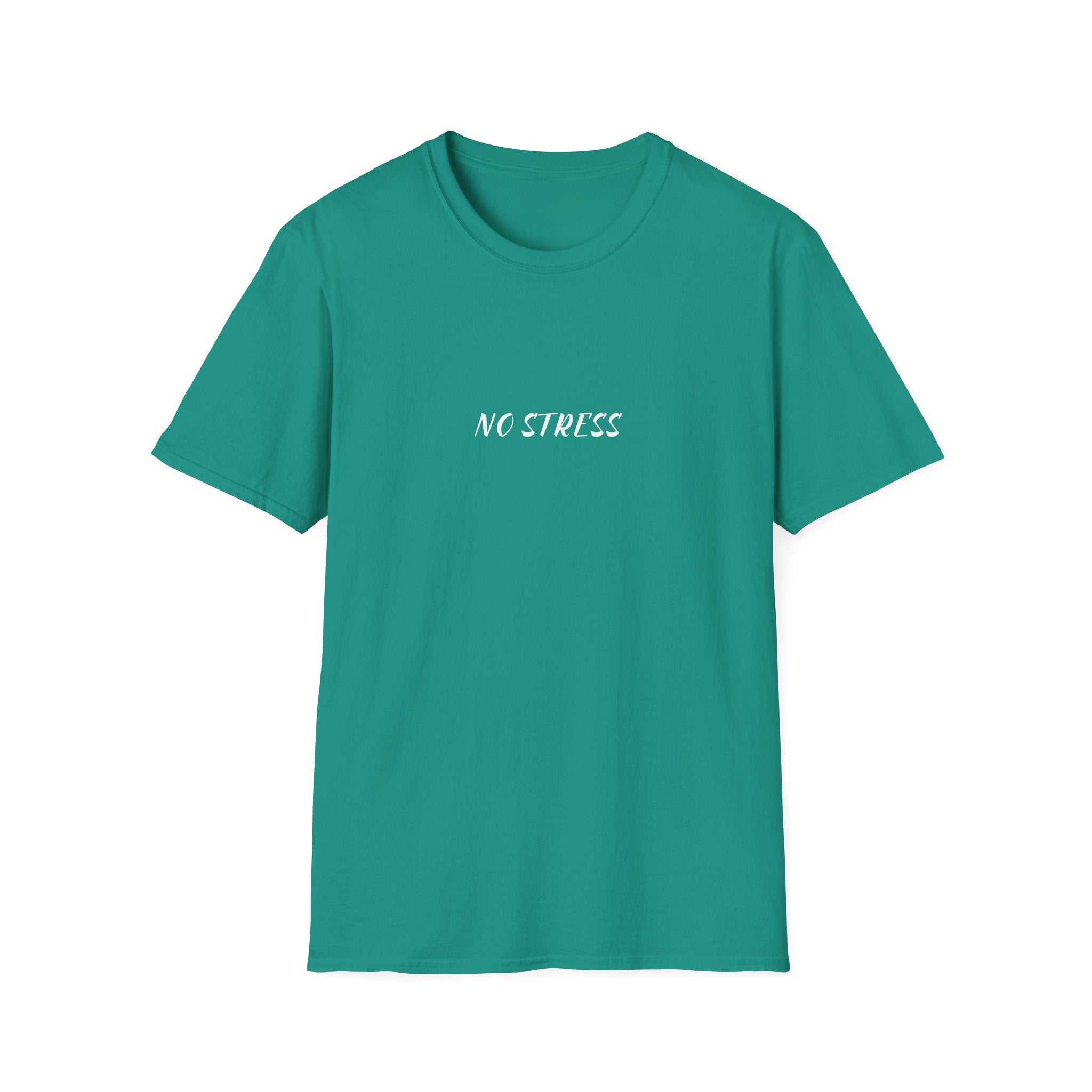 No Stress Tee | Minimalist Quote Shirt | Casual Everyday Graphic T-Shirt