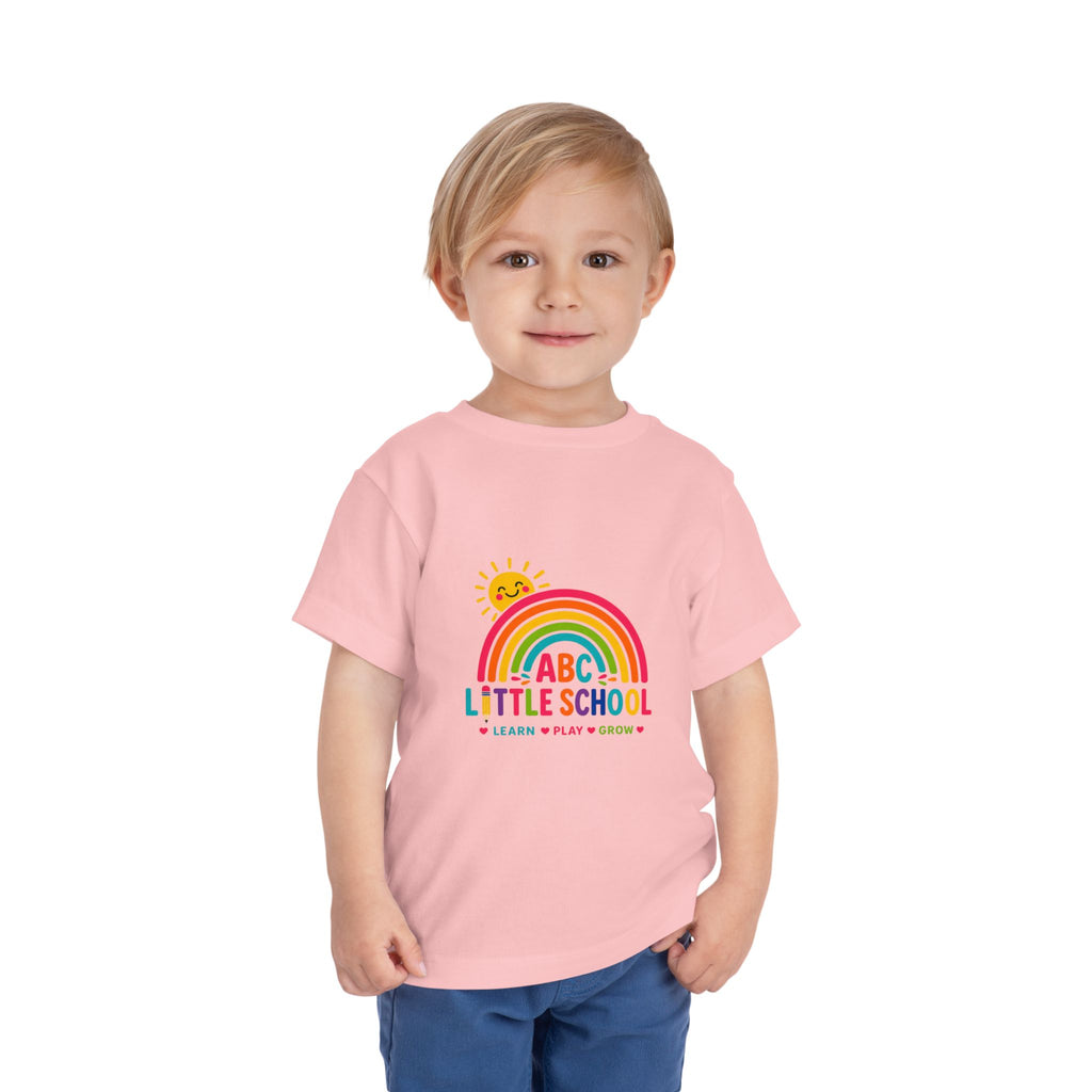 Toddler Tee — ABC Little School Rainbow Back-to-School Shirt