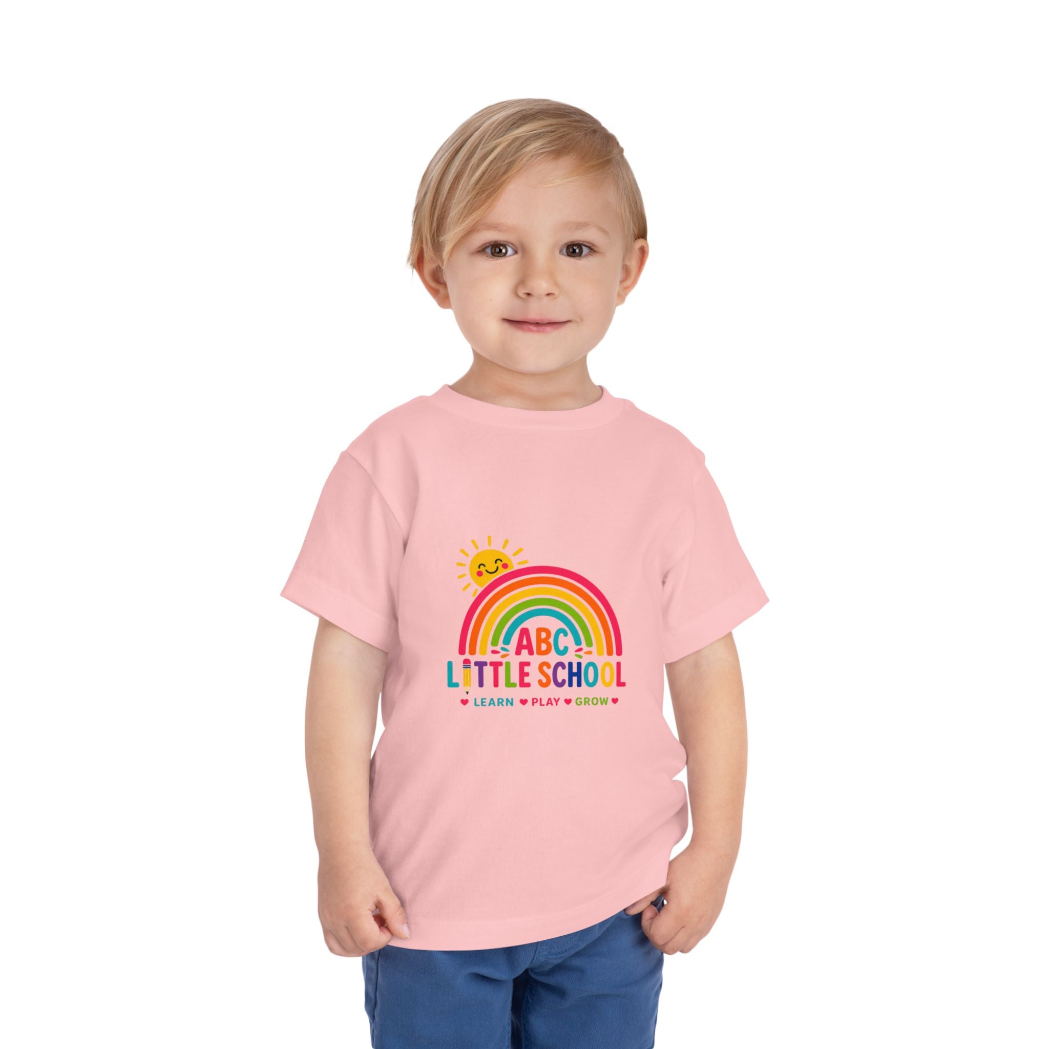 Toddler Tee — ABC Little School Rainbow Back-to-School Shirt