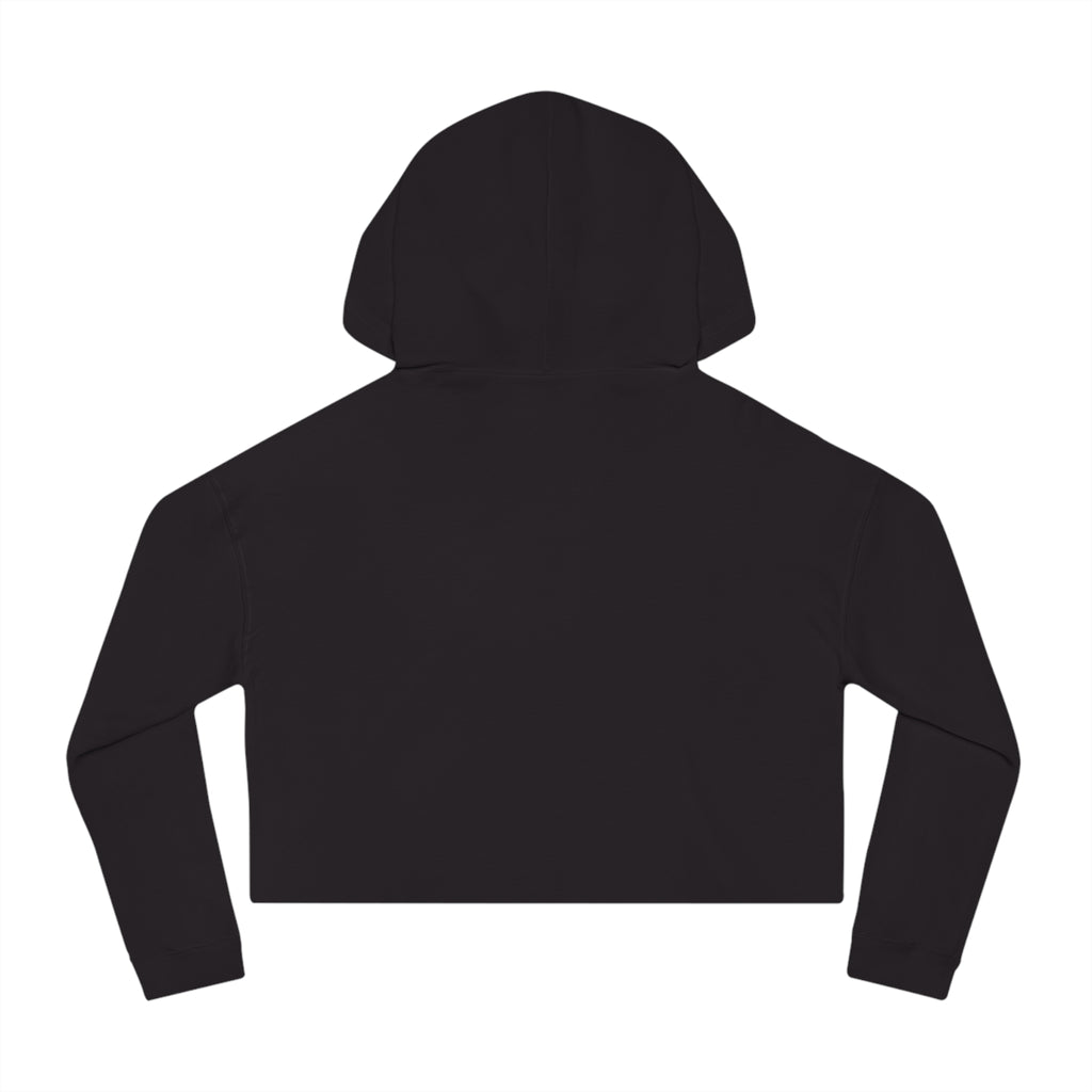 Empowering Women’s Cropped Hoodie – Bold “Just Believe in F*cking Yourself” Statement Sweatshirt for Confidence & Style