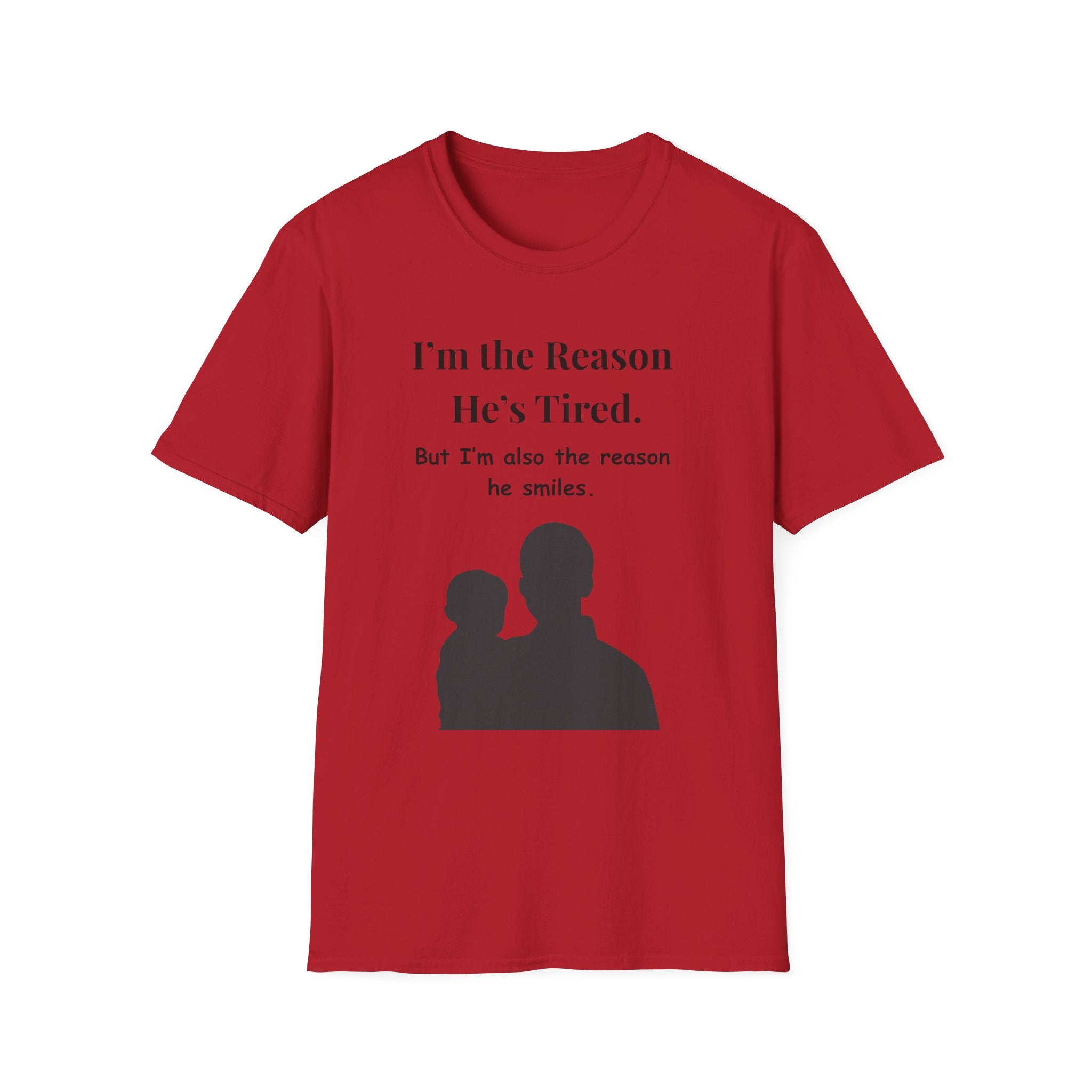 Funny Fathers Day Shirt  Im the Reason Hes Tired Gift from Kids