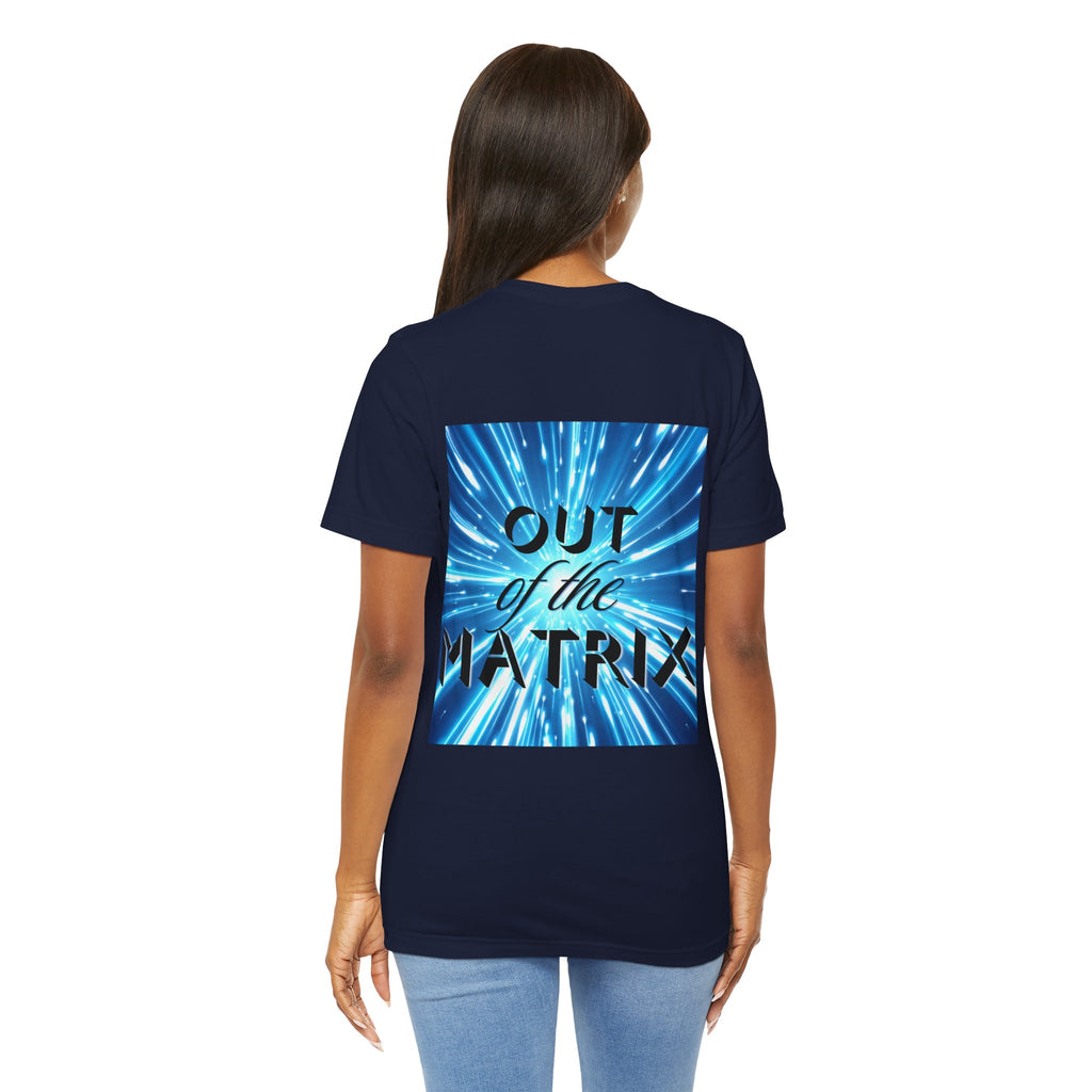 Out of the Matrix – Futuristic Graphic Statement T-Shirt