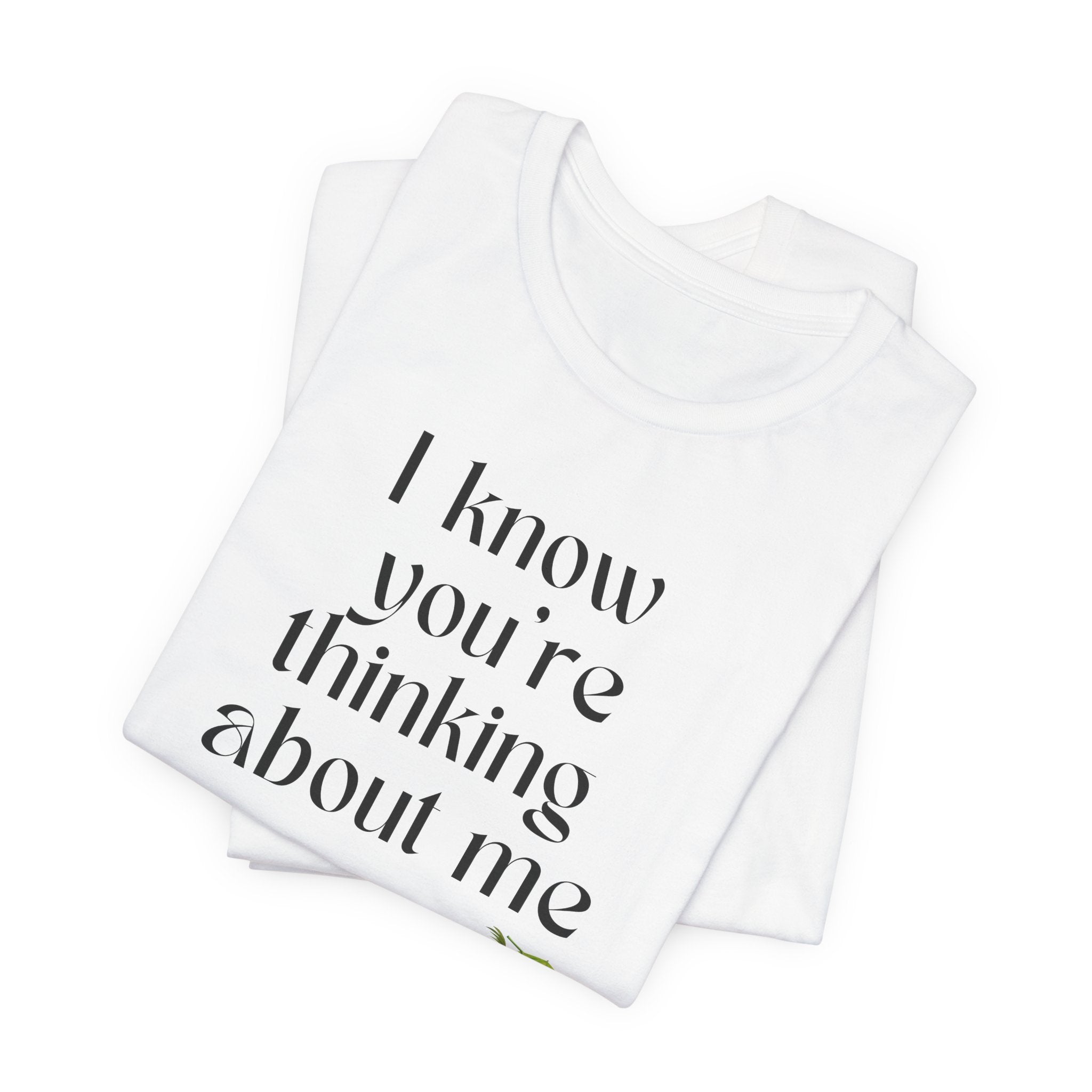 I know you're thinking about me Beach tee | Coconut drink graphic