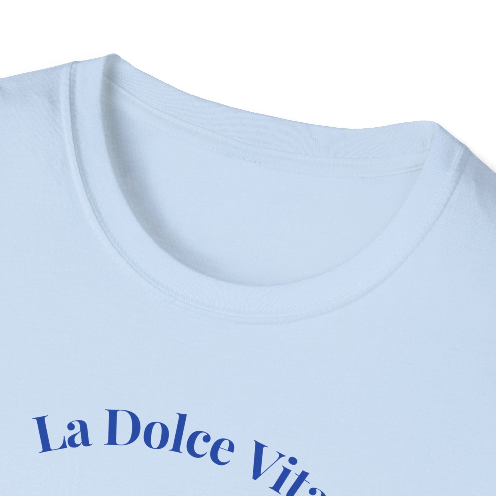 La Dolce Vita Graphic Tee | Floral Lemon & Lavender T-Shirt | Unisex Softstyle.