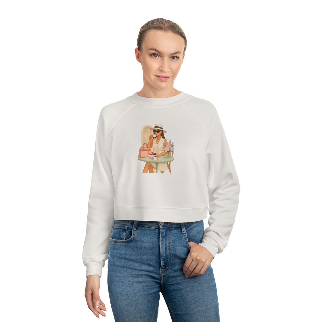 Parisian Fashion Girl Sweatshirt  Elegant French Inspired Cozy Chic Pullover