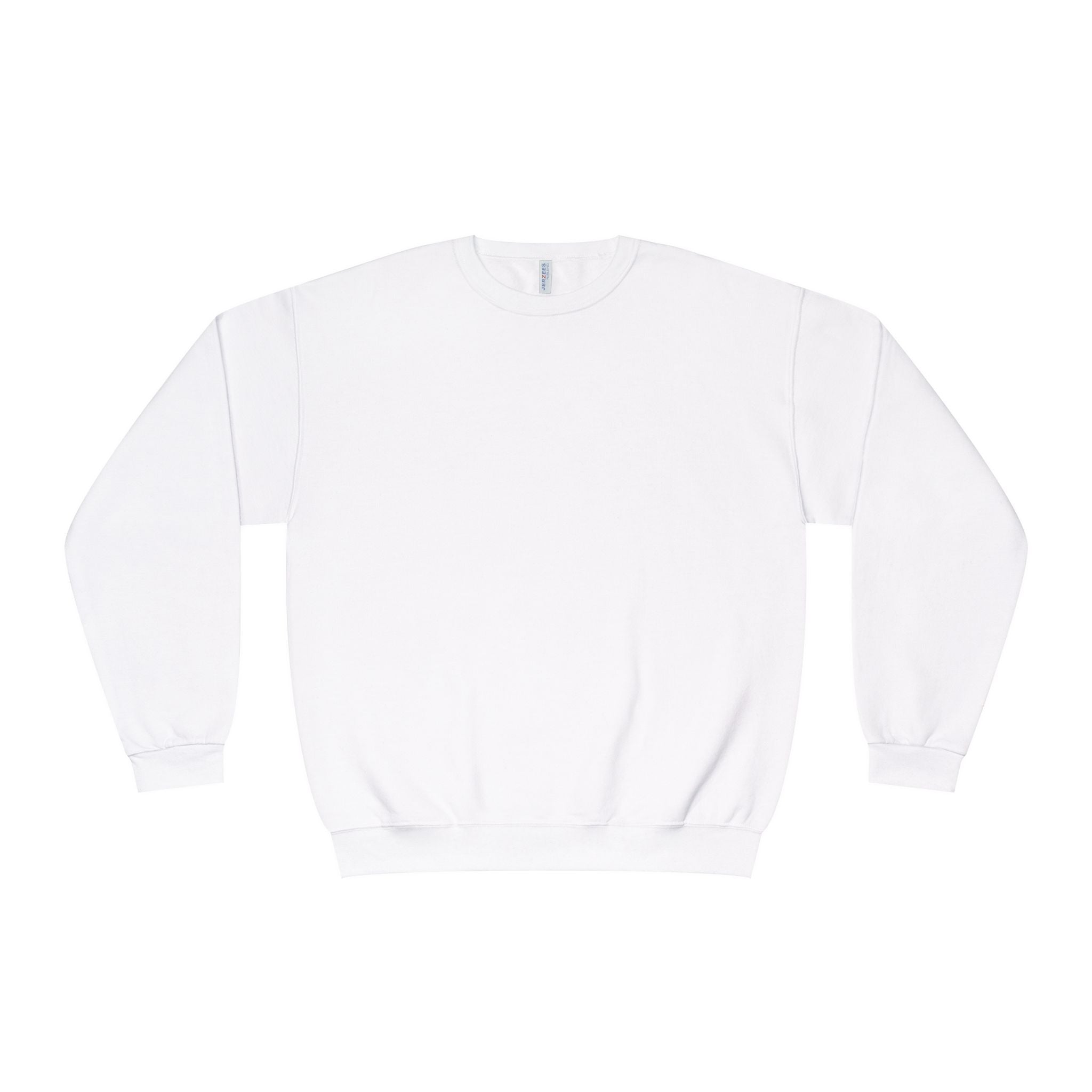 Classic White Crewneck Sweatshirt – Unisex Cozy Pullover