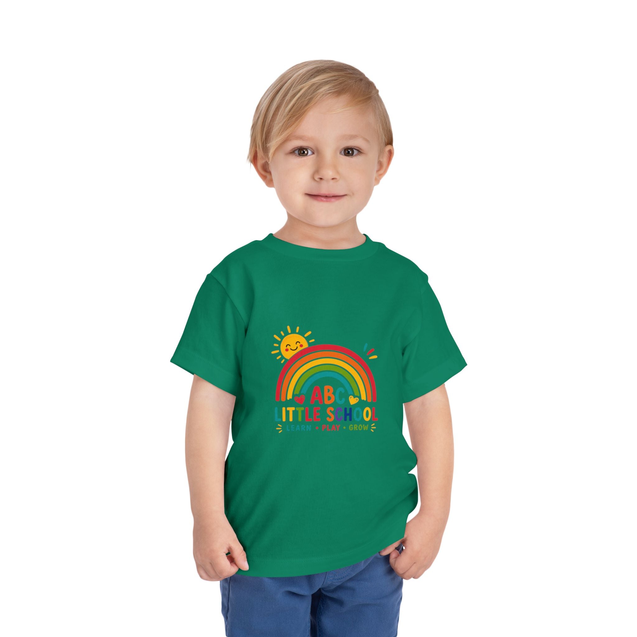 Toddler Tee — ABC Little School Rainbow Playtime Shirt