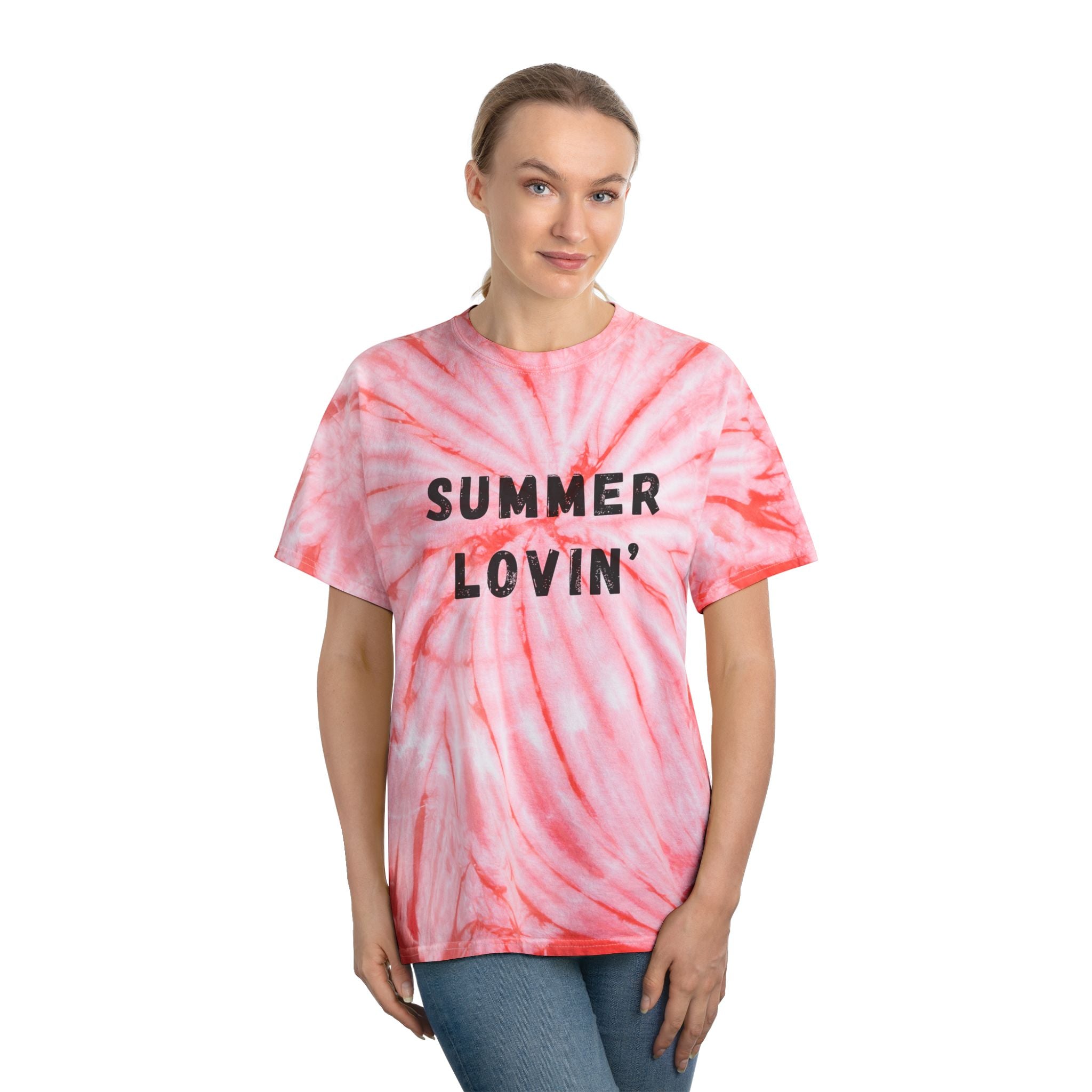 Custom Summer Lovin Tie-Dye T-Shirt | Personalized Retro Style Cyclone Tee