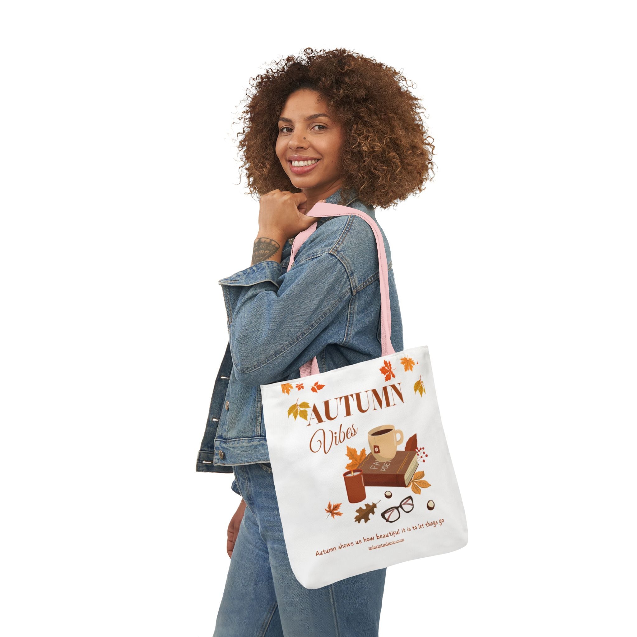 Autumn Vibes Tote Bag – Fall Canvas Shopping Bag, Seasonal Eco-Friendly Gift