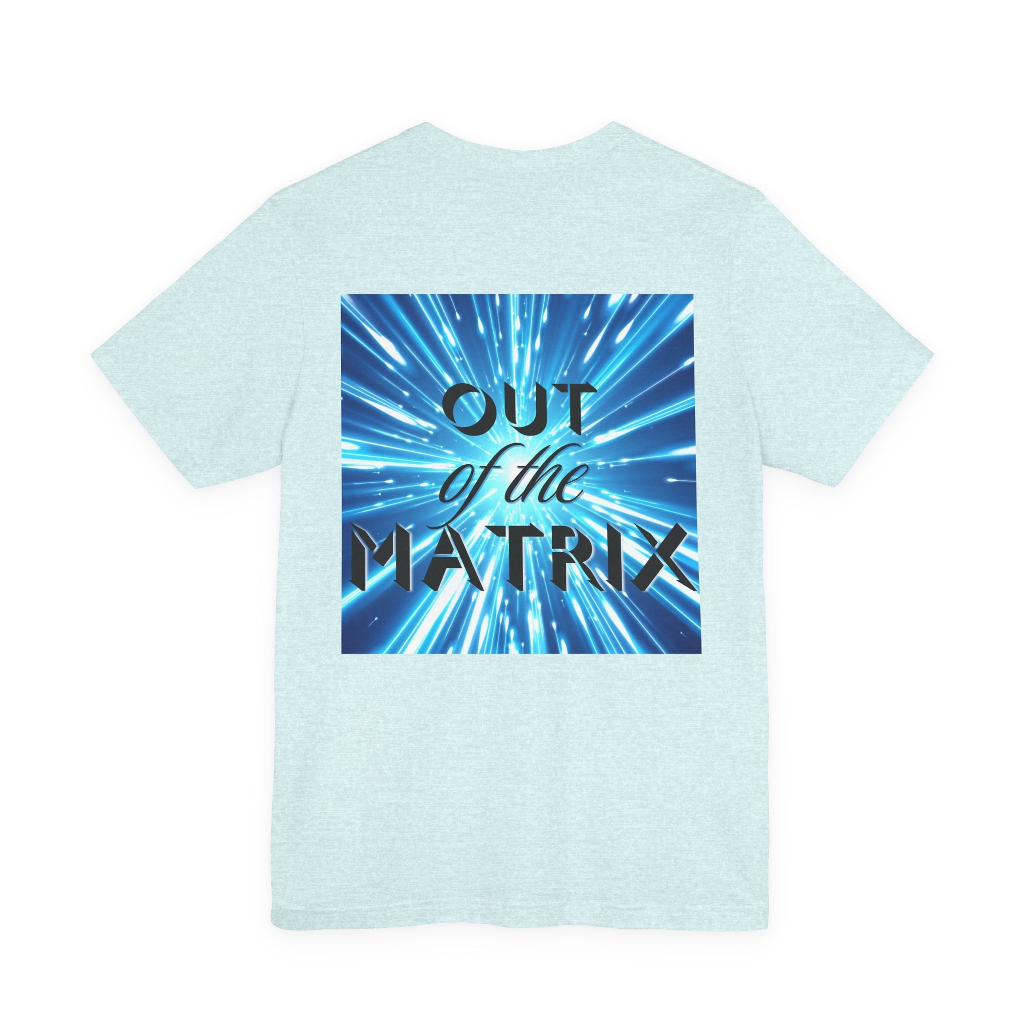 Out of the Matrix – Futuristic Graphic Statement T-Shirt