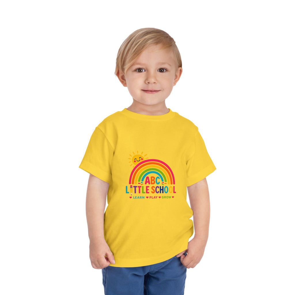 Toddler Tee — ABC Little School Rainbow Back-to-School Shirt