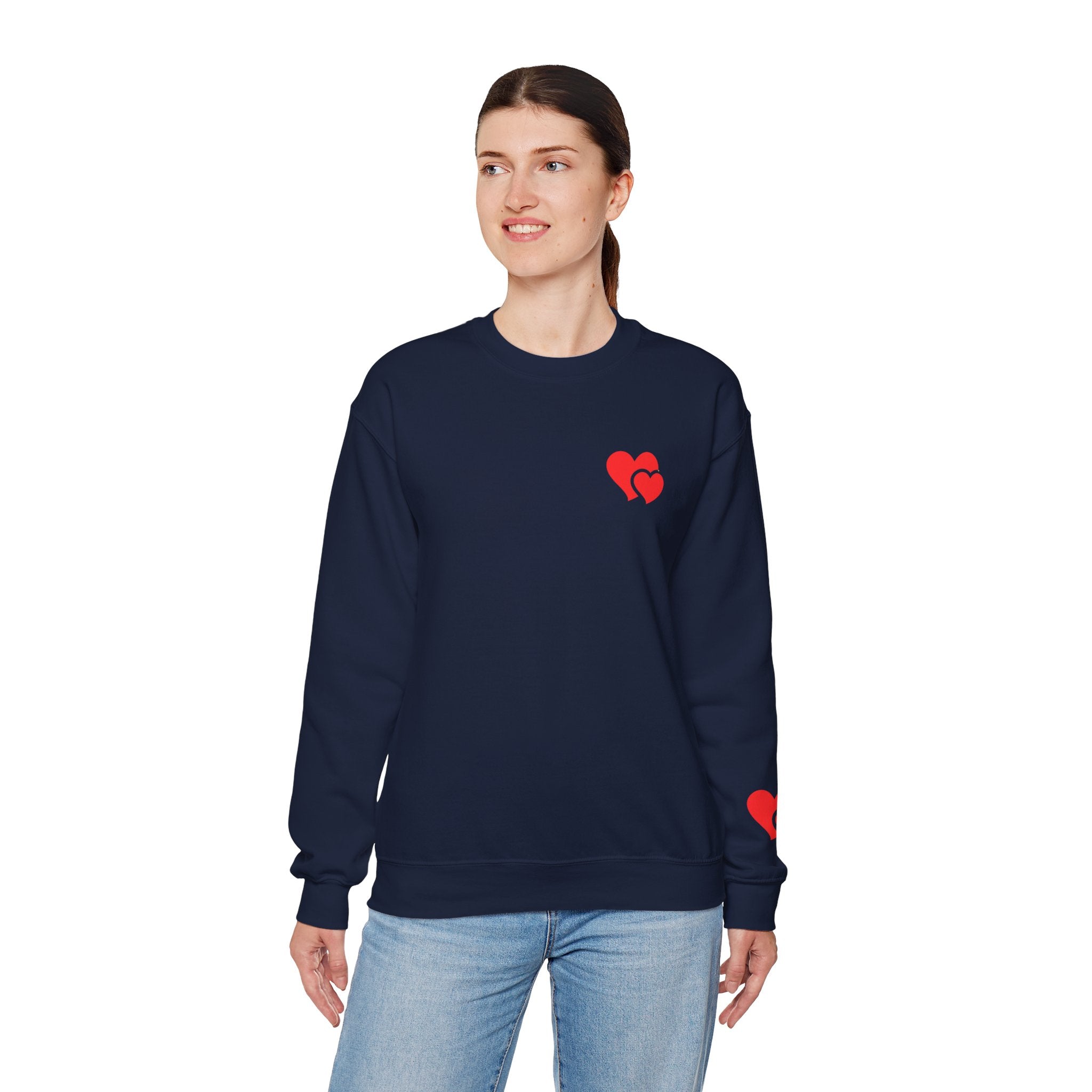 Minimal Heart Valentine Sweatshirt | Cozy Romantic Pullover