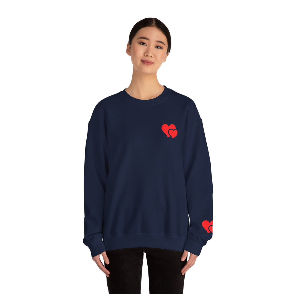 Minimal Heart Valentine Sweatshirt | Cozy Romantic Pullover