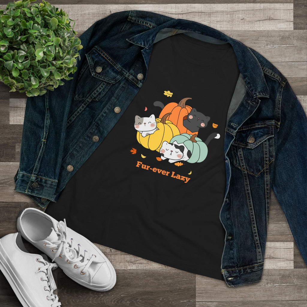 Cute Cat Lovers Tee, Funny Cat Apparel, Gift for Pet Owners, Lazy Cat Shirt, Fall Fashion
