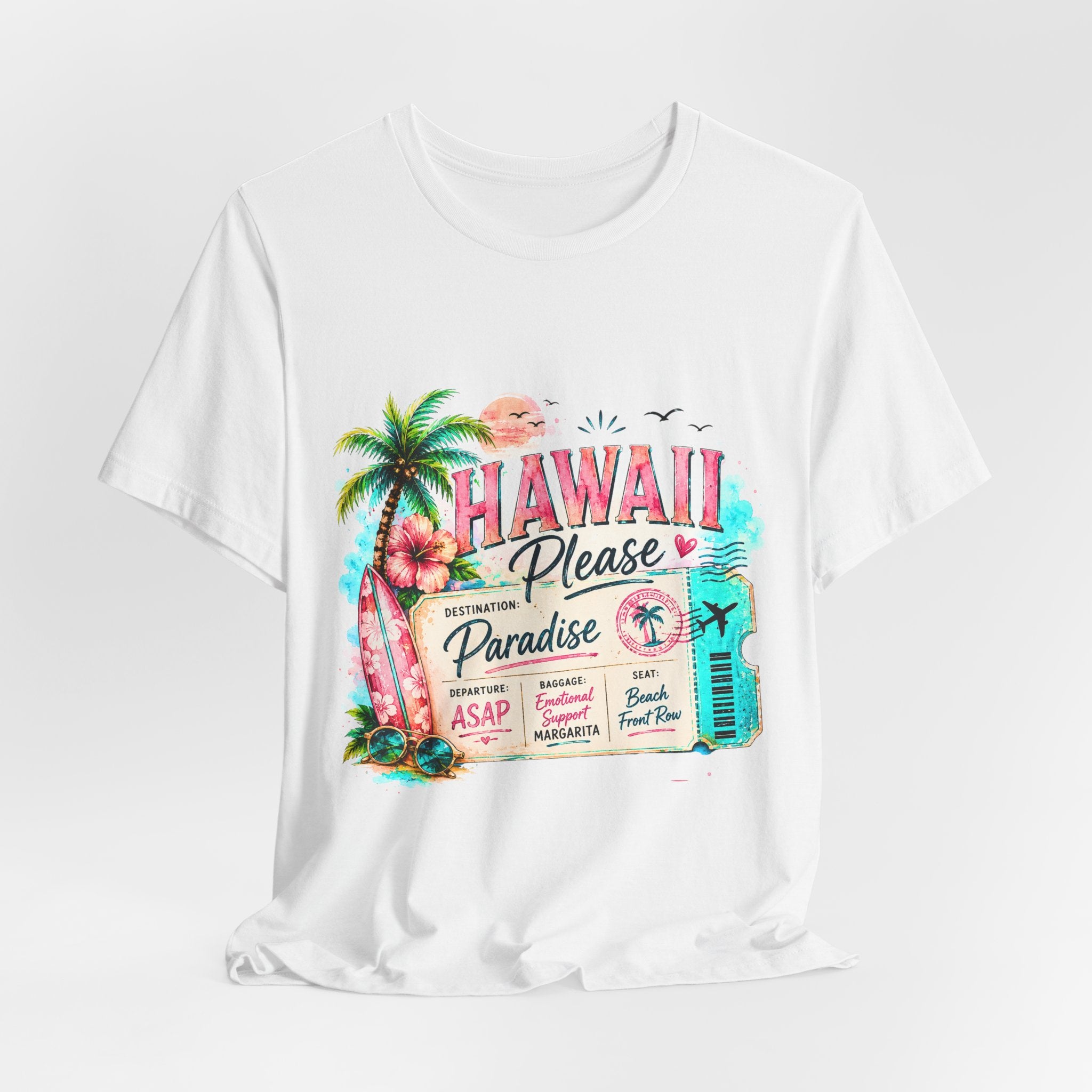 Hawaii Please Paradise Vintage Surf T-Shirt