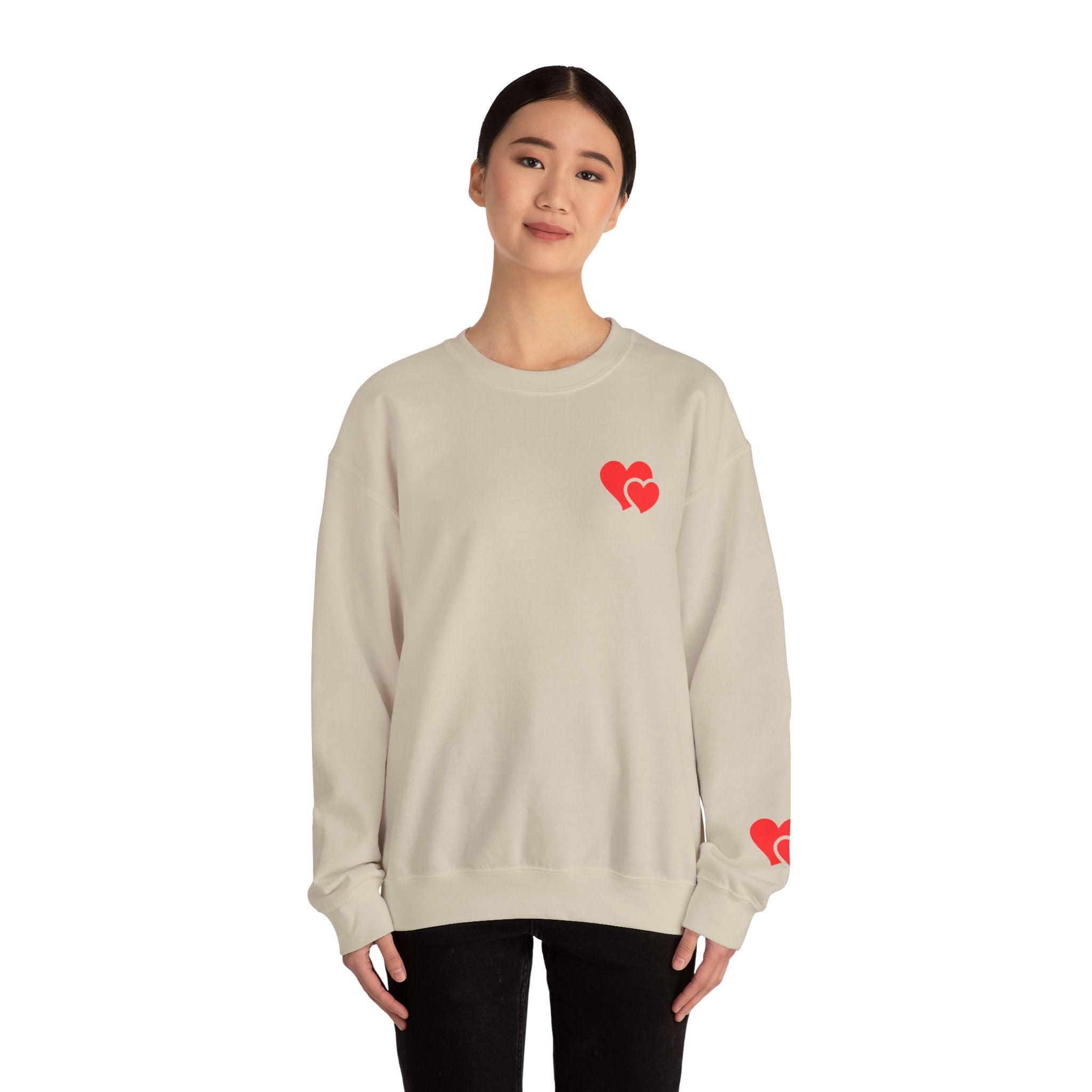 Minimal Heart Valentine Sweatshirt | Cozy Romantic Pullover
