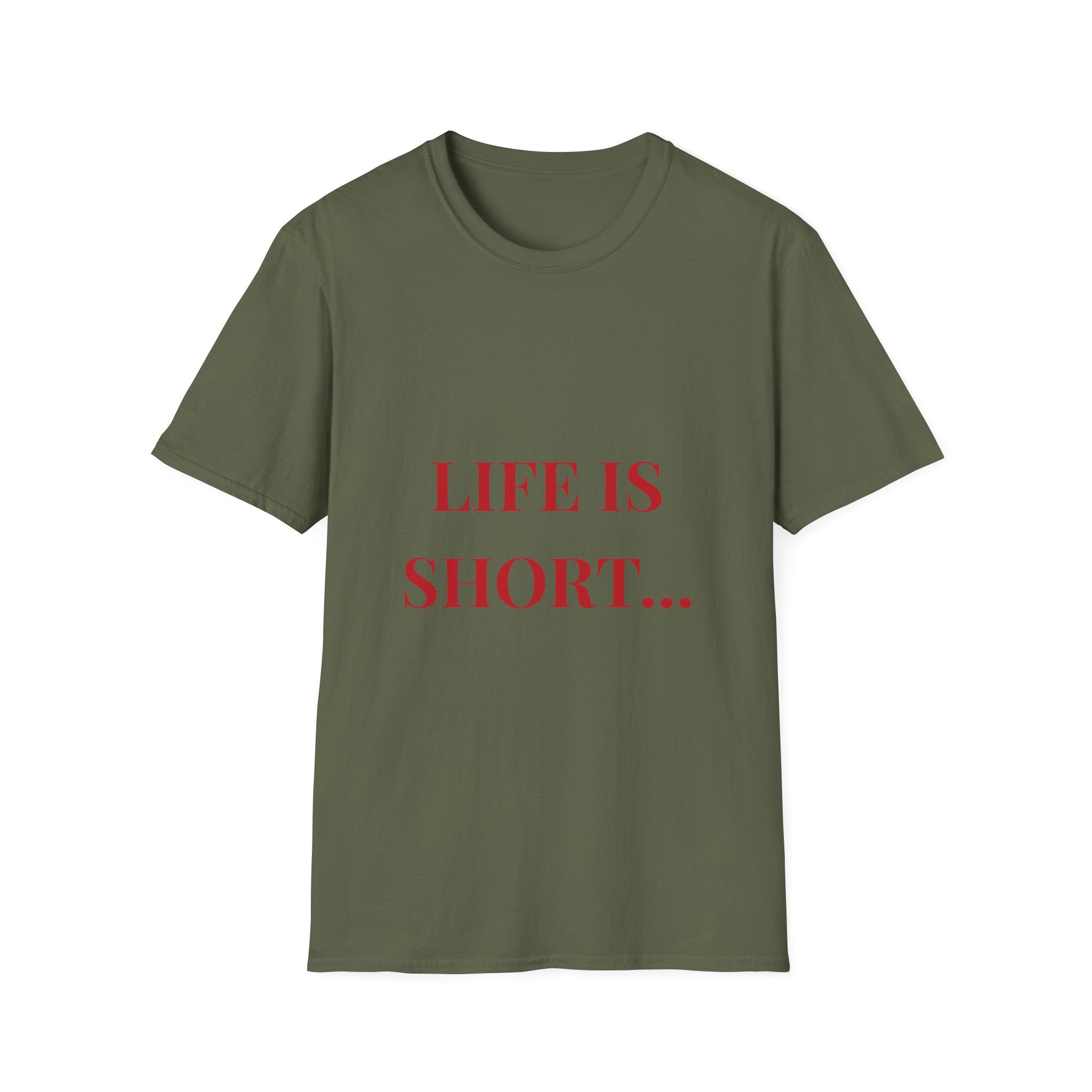 Life Is Hard Funny Adult T-Shirt  Front & Back Design, Naughty Quote Tee, Bachelorette Gift, Bold Humor Shirt