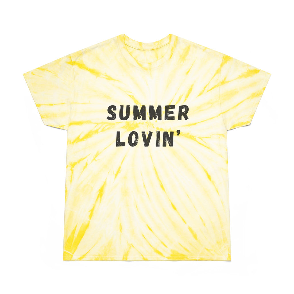 Custom Summer Lovin Tie-Dye T-Shirt | Personalized Retro Style Cyclone Tee