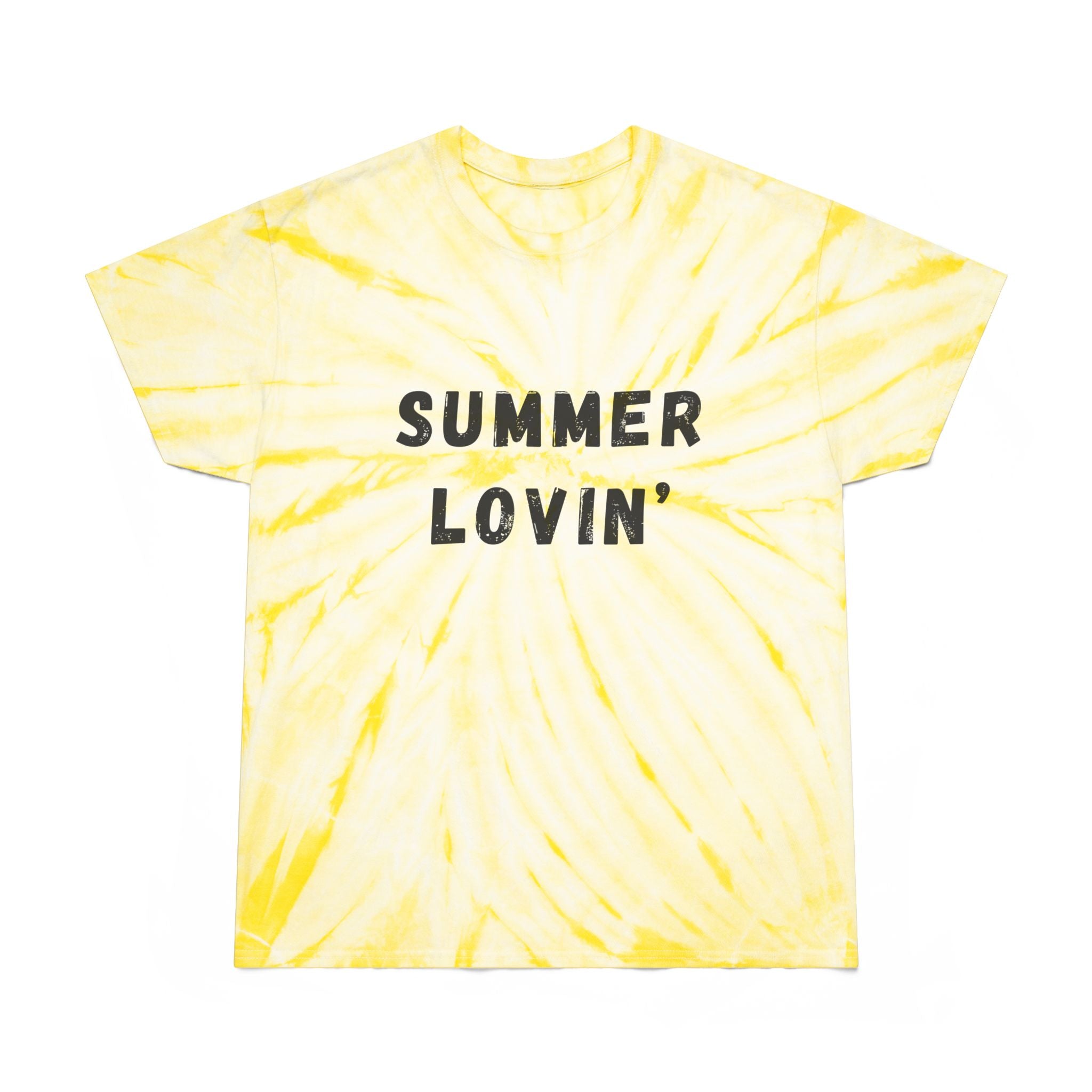 Custom Summer Lovin Tie-Dye T-Shirt | Personalized Retro Style Cyclone Tee