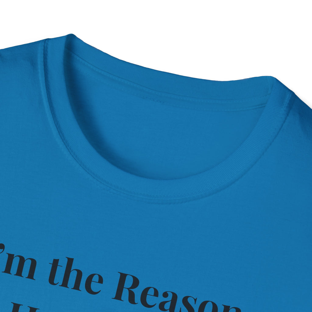Funny Fathers Day Shirt  Im the Reason Hes Tired Gift from Kids