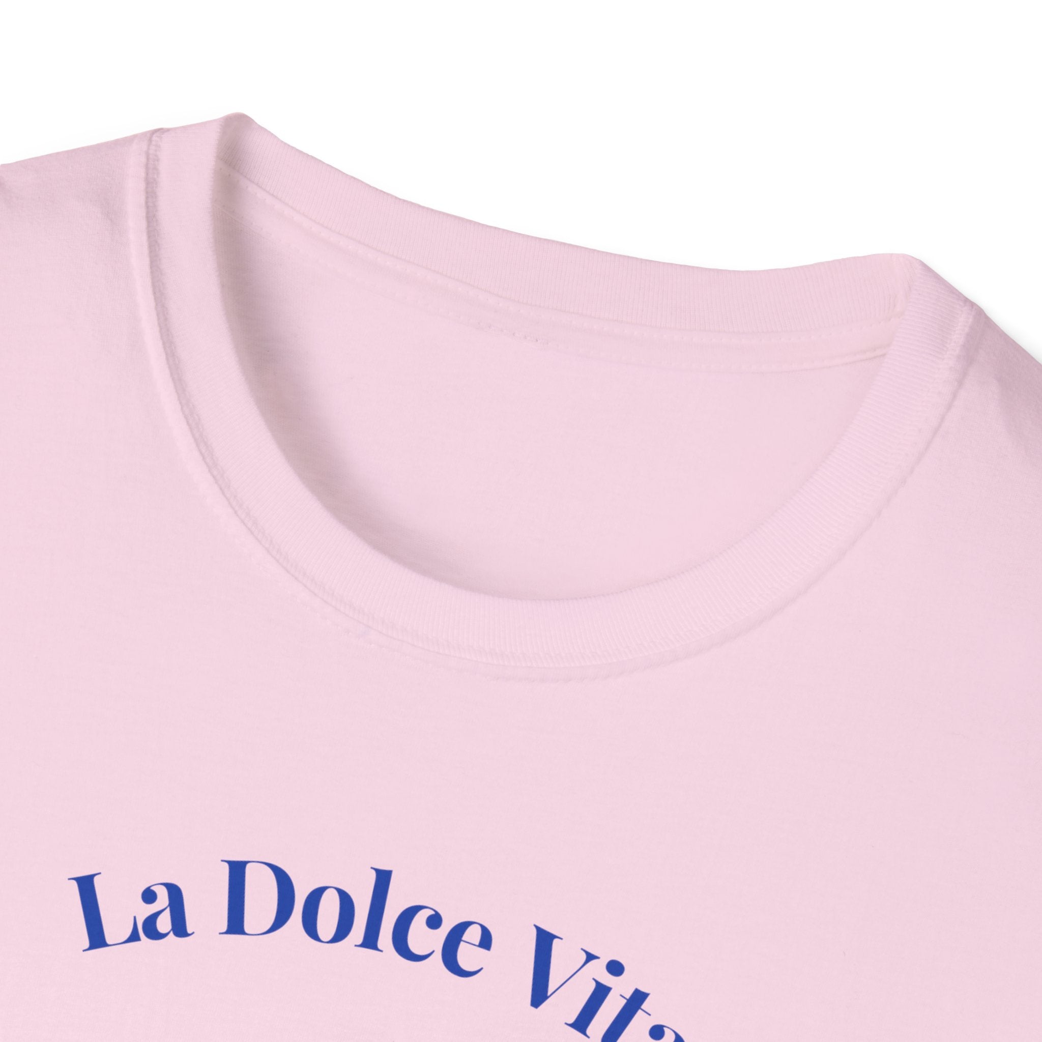 La Dolce Vita Graphic Tee | Floral Lemon & Lavender T-Shirt | Unisex Softstyle.