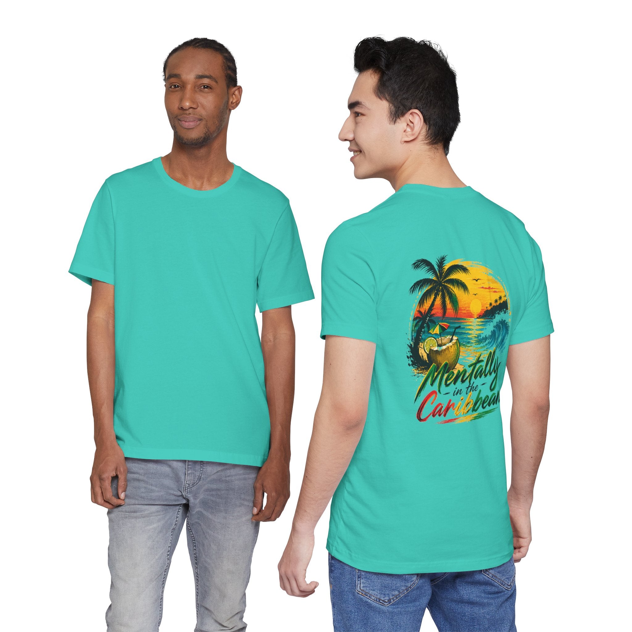 Mentally in the Caribbean | Tropical Vacation Tee
