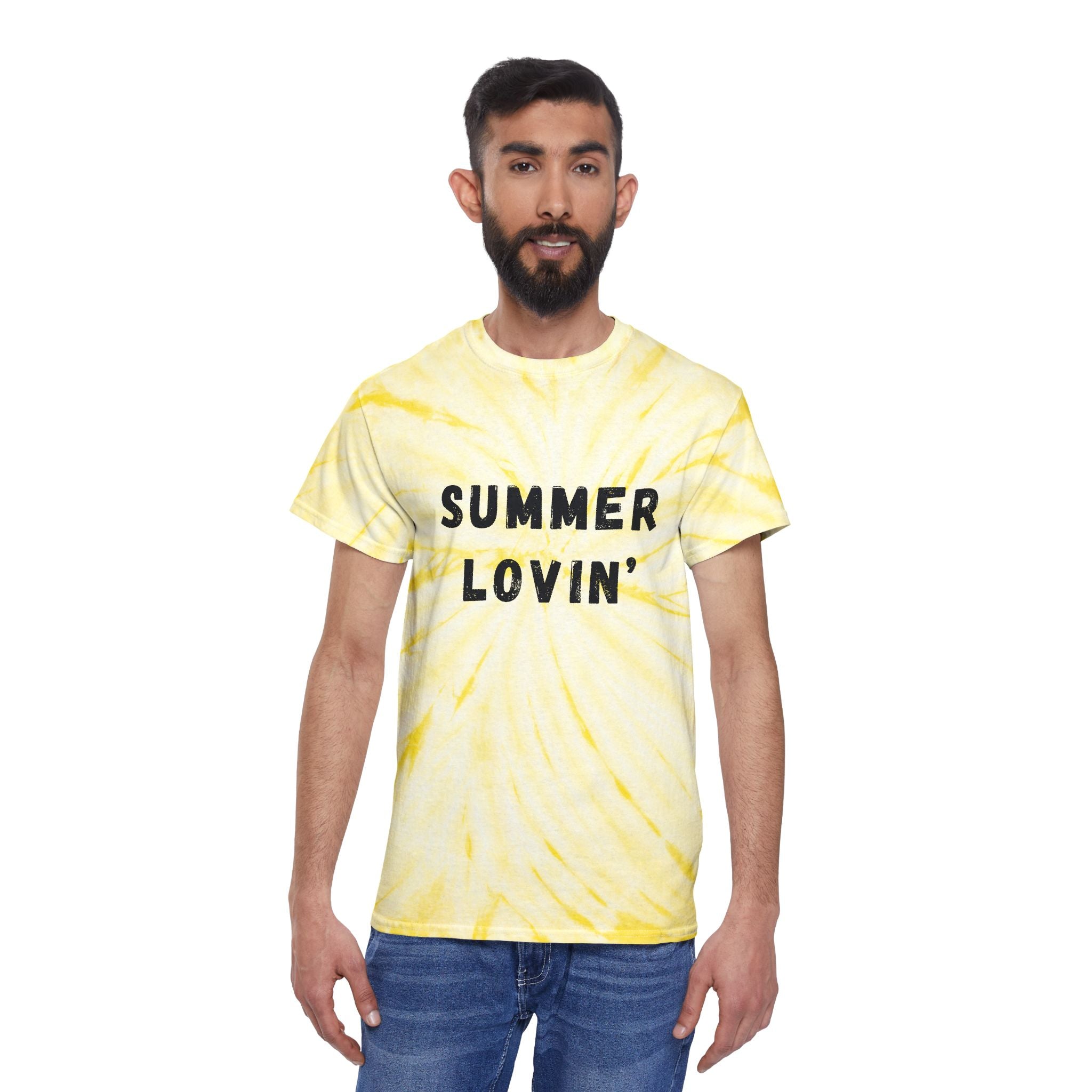 Custom Summer Lovin Tie-Dye T-Shirt | Personalized Retro Style Cyclone Tee