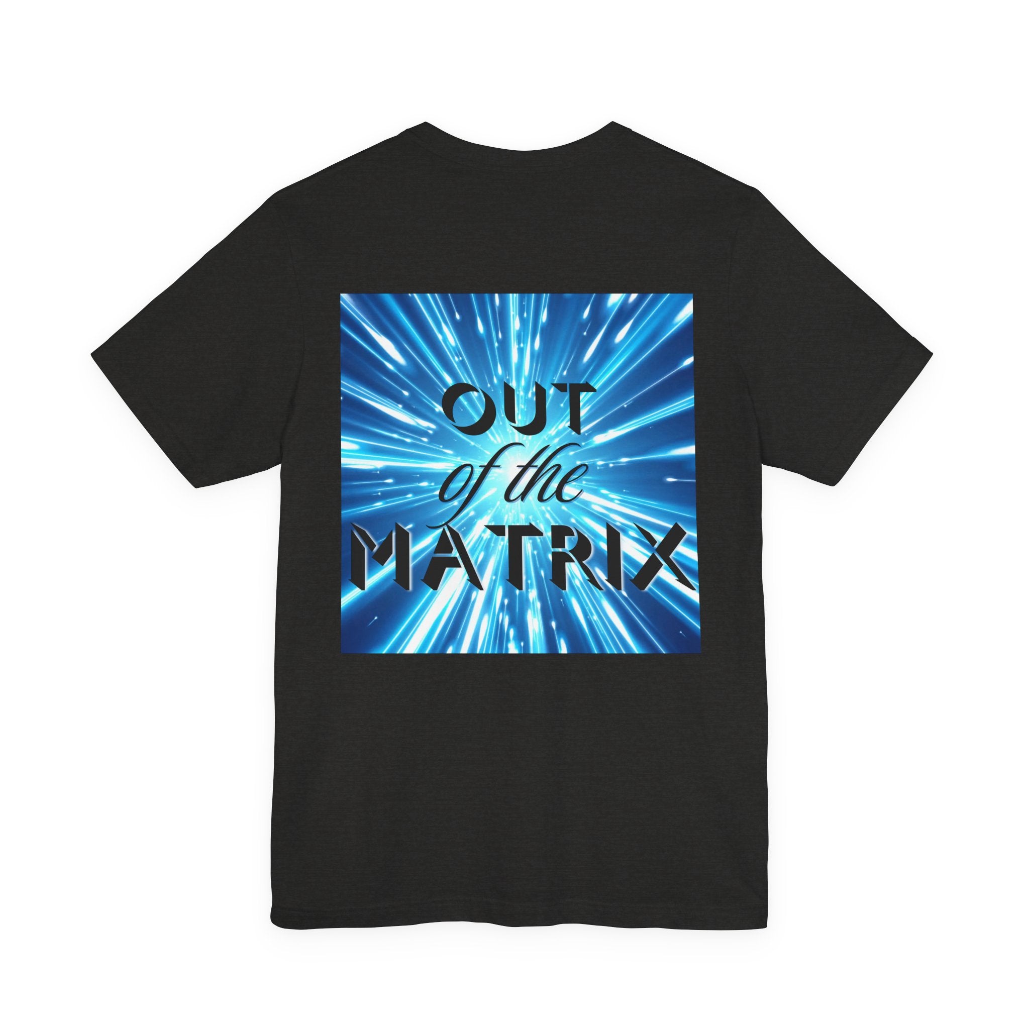 Out of the Matrix – Futuristic Graphic Statement T-Shirt