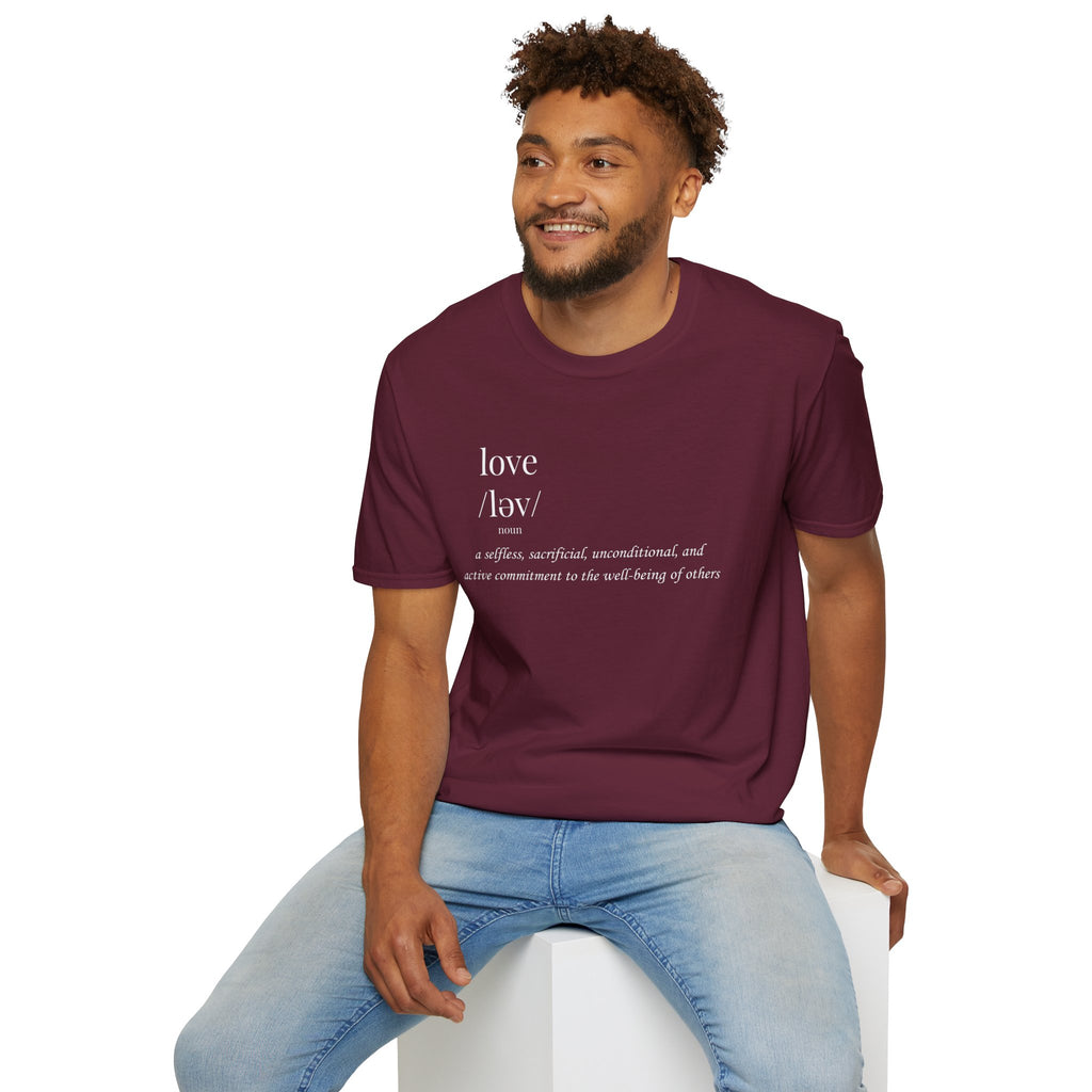 Love Definition T-Shirt | Meaningful Minimalist Graphic Tee
