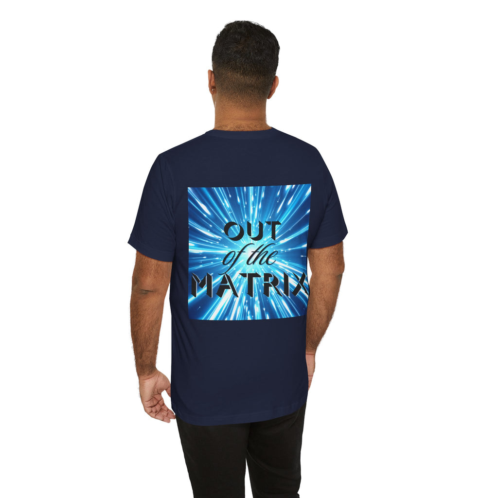 Out of the Matrix – Futuristic Graphic Statement T-Shirt